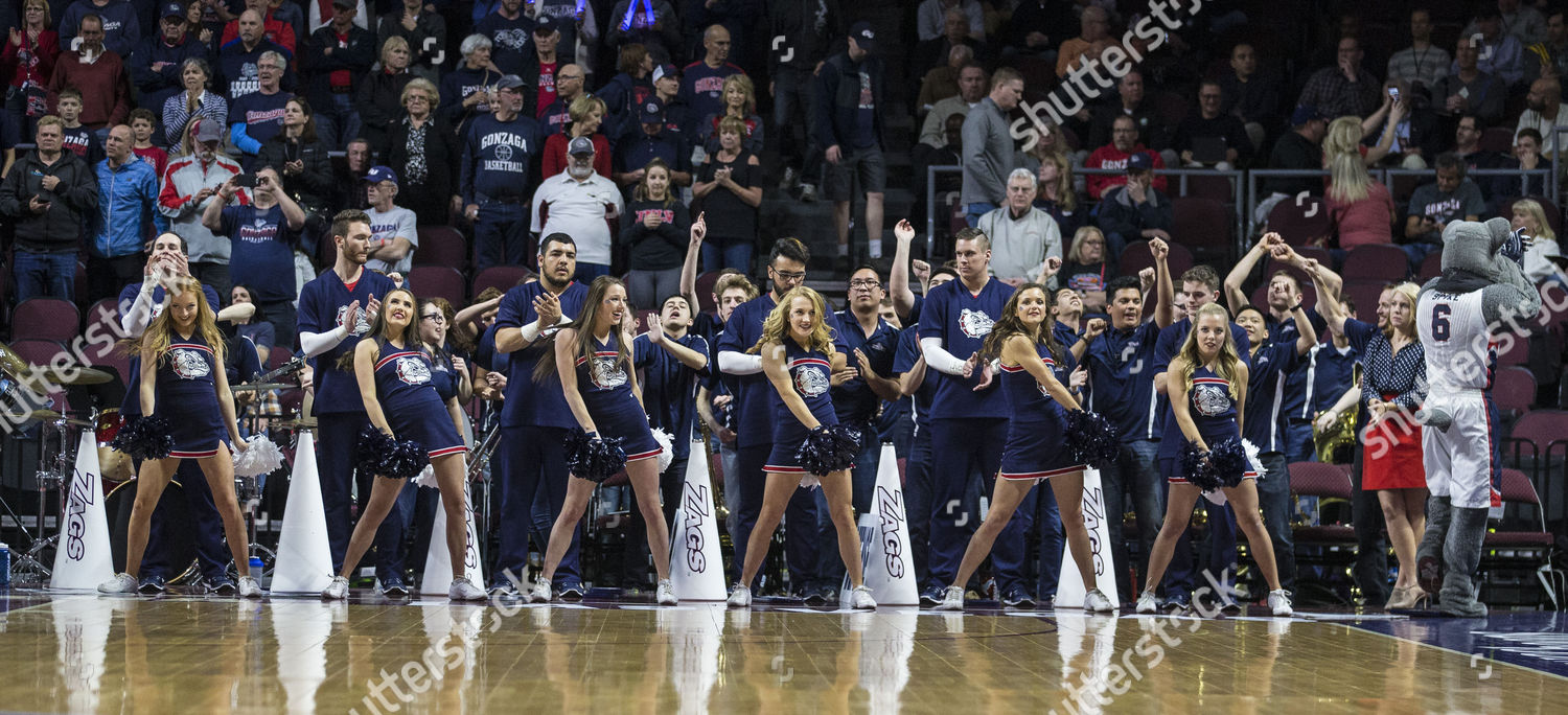 Las Vegas Nv Usa Gonzaga Cheerleaders Editorial Stock Photo Stock