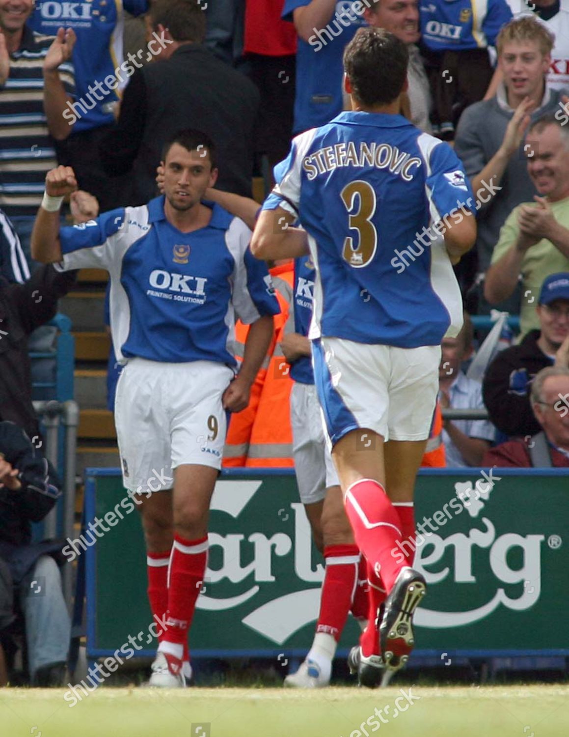 Svetoslav Todorov Portsmouth Celebrates Scoring 1st Editorial Stock ...