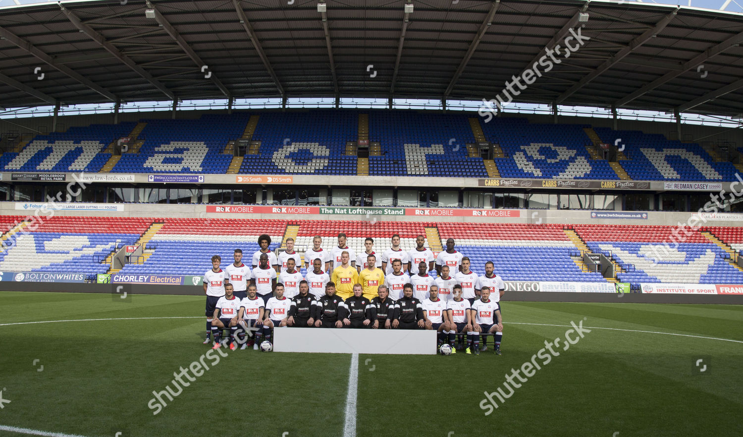 Bolton Wanderers Football Club First Team Editorial Stock Photo Stock