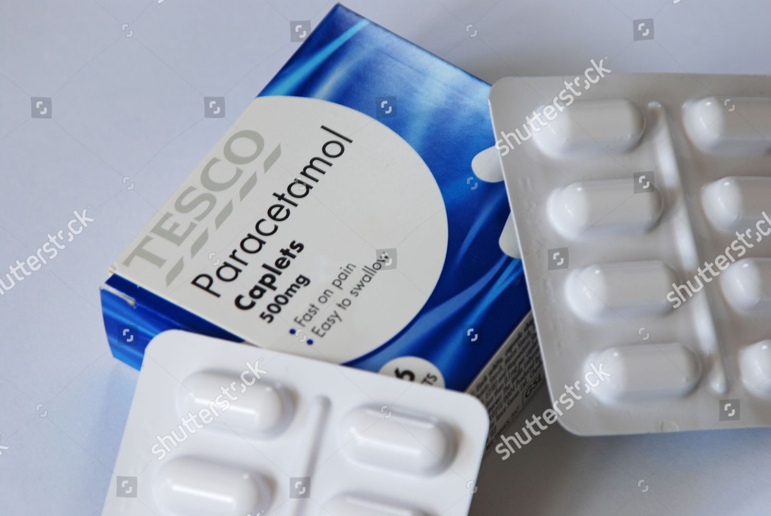 Tesco Paracetamol Caplets Editorial Stock Photo Stock Image Shutterstock