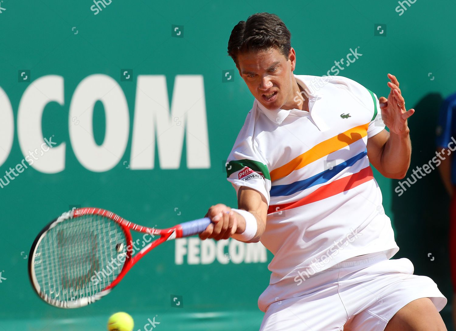 Jesse Huta Galung Netherlands Returns Ball Editorial Stock Photo ...