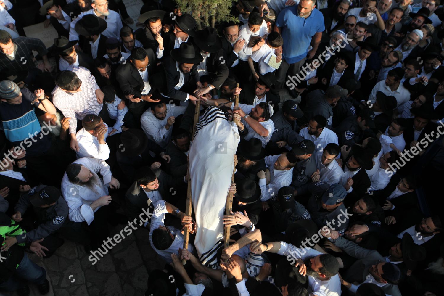 People Carry Dead Body Rabbi Yaakov Editorial Stock Photo - Stock Image ...