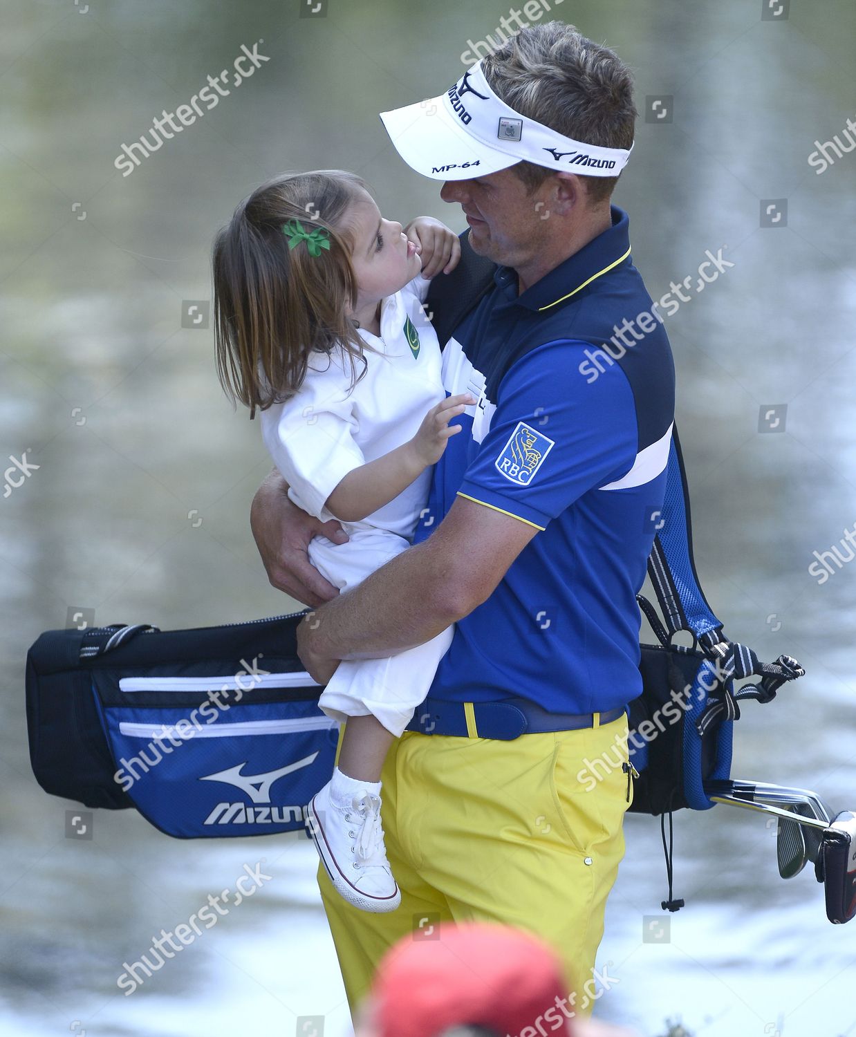 Luke Donald England Carries His Daughter Editorial Stock Photo - Stock ...