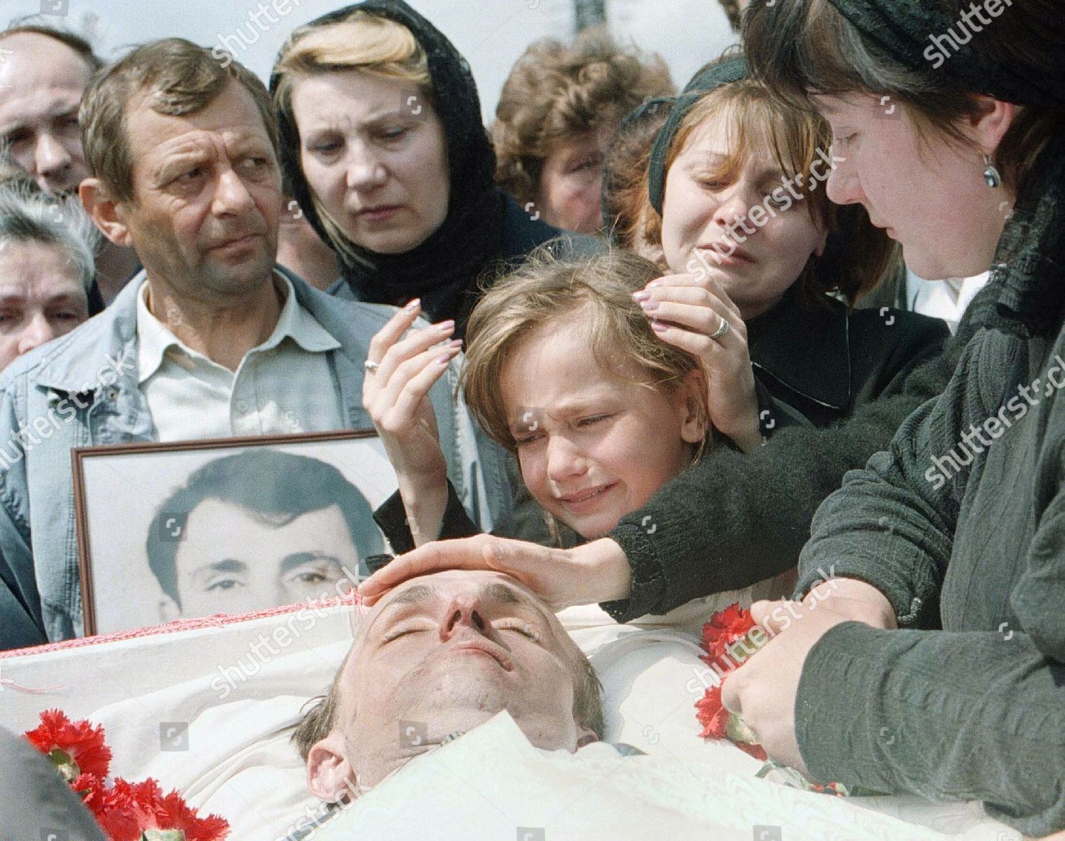 Relatives Ukrainian Miner Cry Body During Editorial Stock Photo - Stock ...