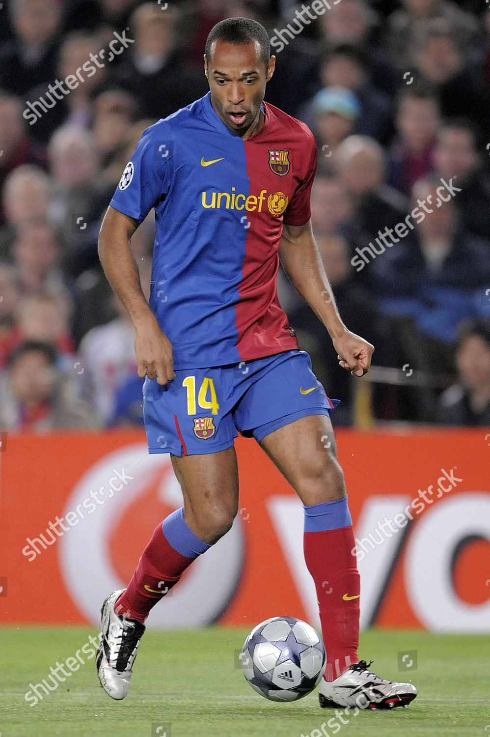 Thierry Henry Barcelona Spain Barcelona Editorial Stock Photo - Stock ...