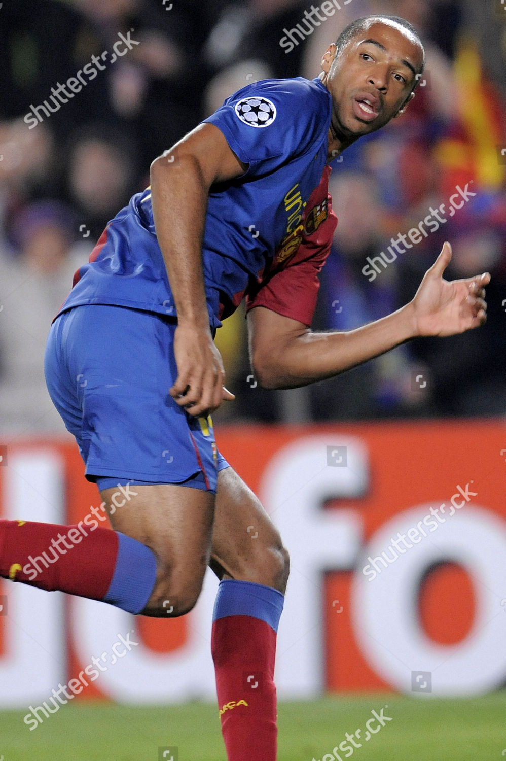 Thierry Henry Barcelona Spain Barcelona Editorial Stock Photo - Stock ...