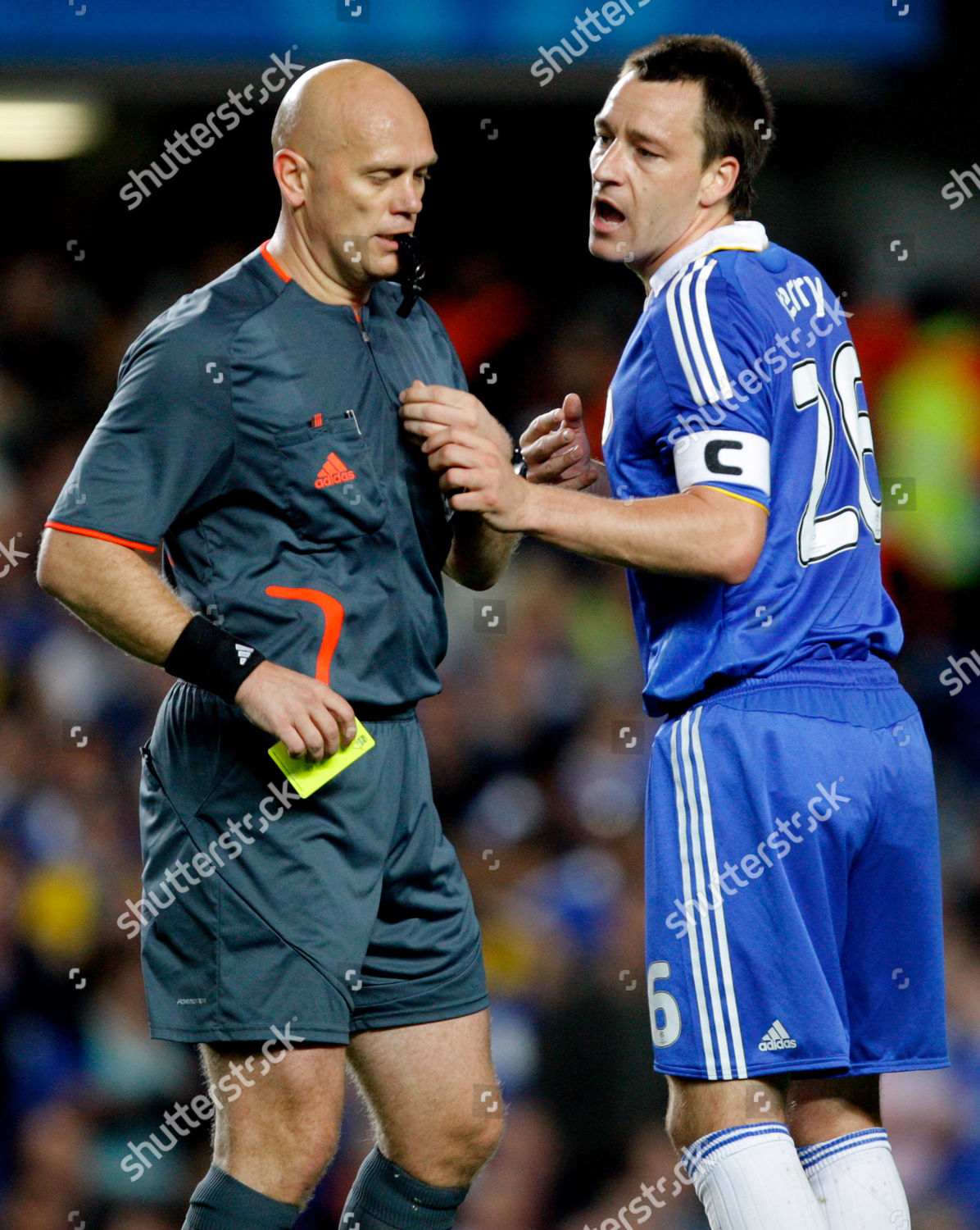 John Terry Chelsea Confronts Referee Tom Editorial Stock Photo Stock Image Shutterstock