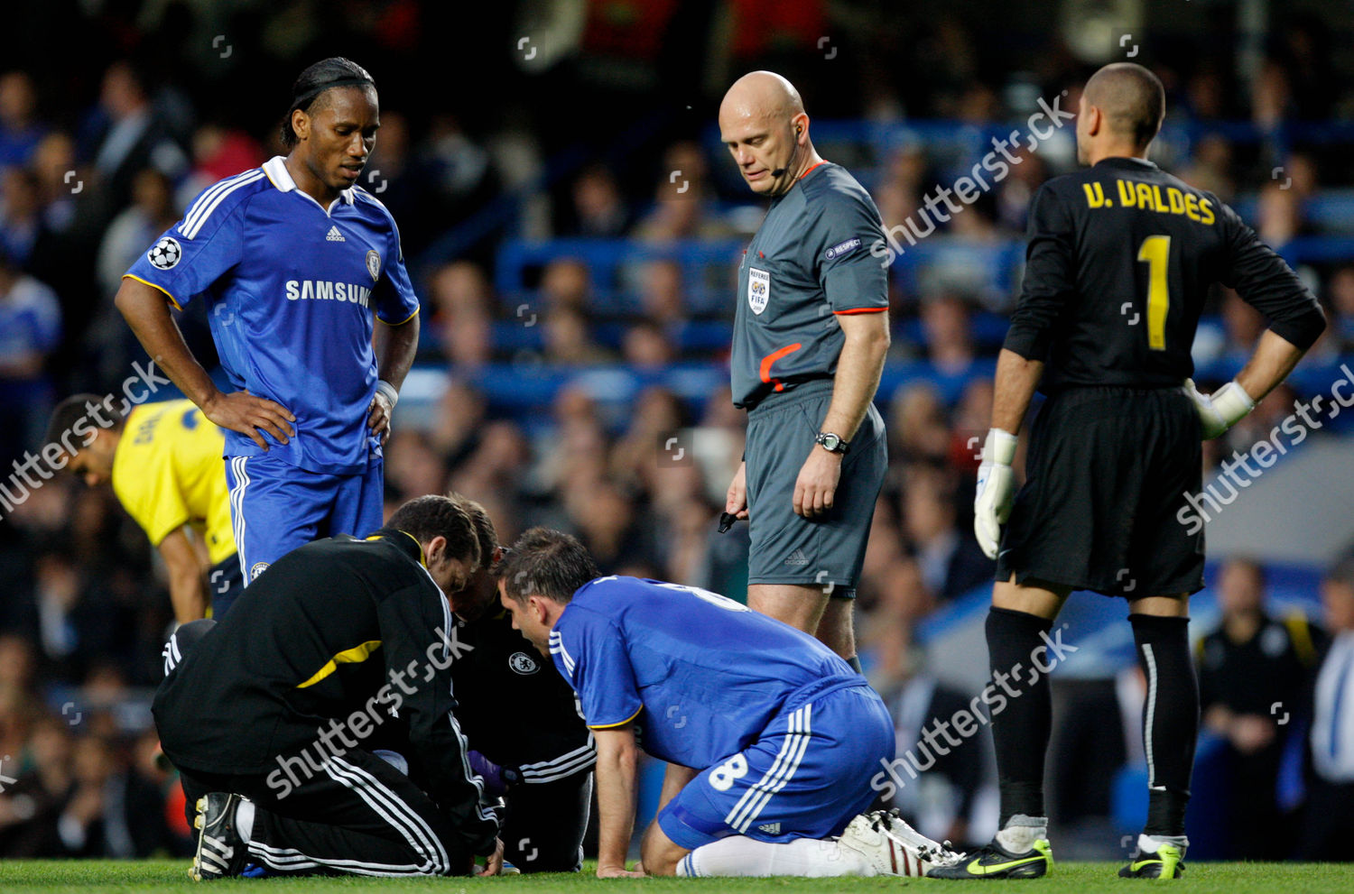 Didier Drogba Referee Tom Henning Ovrebo Editorial Stock Photo Stock Image Shutterstock