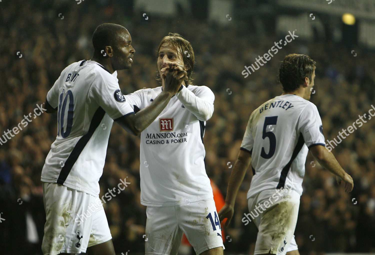 Darren Bent Tottenham Hotspur Celebrates 3rd His Foto Editorial En Stock Imagen En Stock Shutterstock