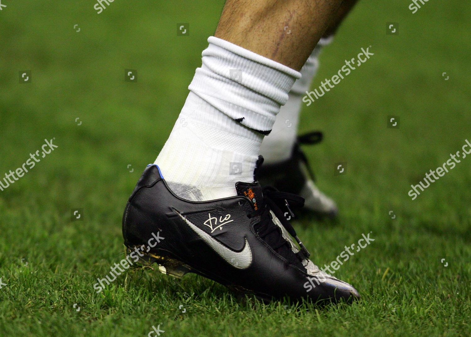 Personalized Nike Boots Luis Figo Inter - Foto de stock de editorial: imagen de stock | Shutterstock