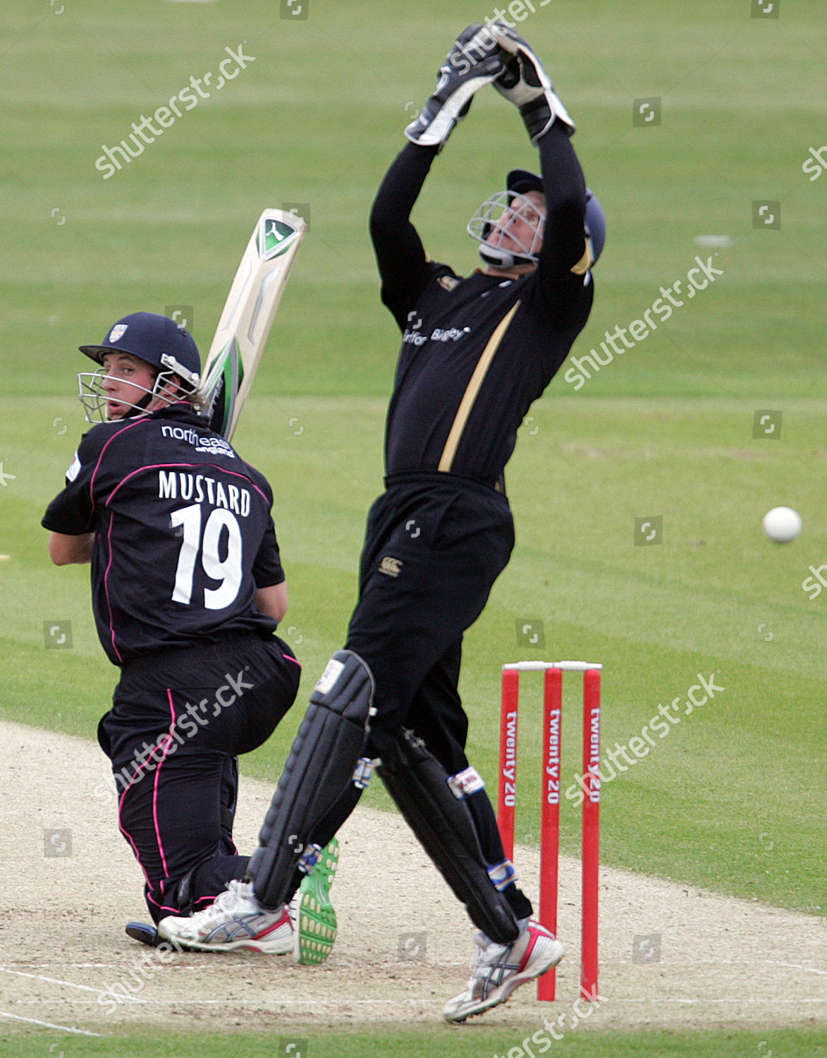 Phil Mustard Durham Dynamos Wicketkeeper Gerard Editorial Stock Photo