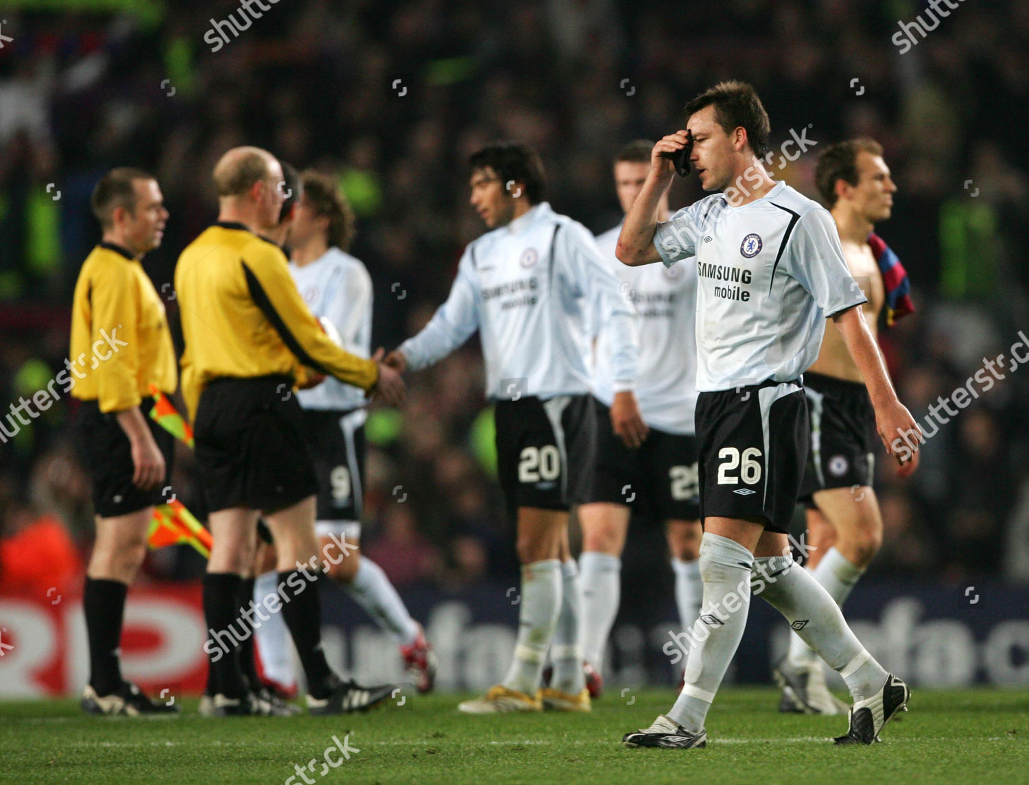 Dejected John Terry Chelsea Wipes His Brow Editorial Stock Photo Stock Image Shutterstock