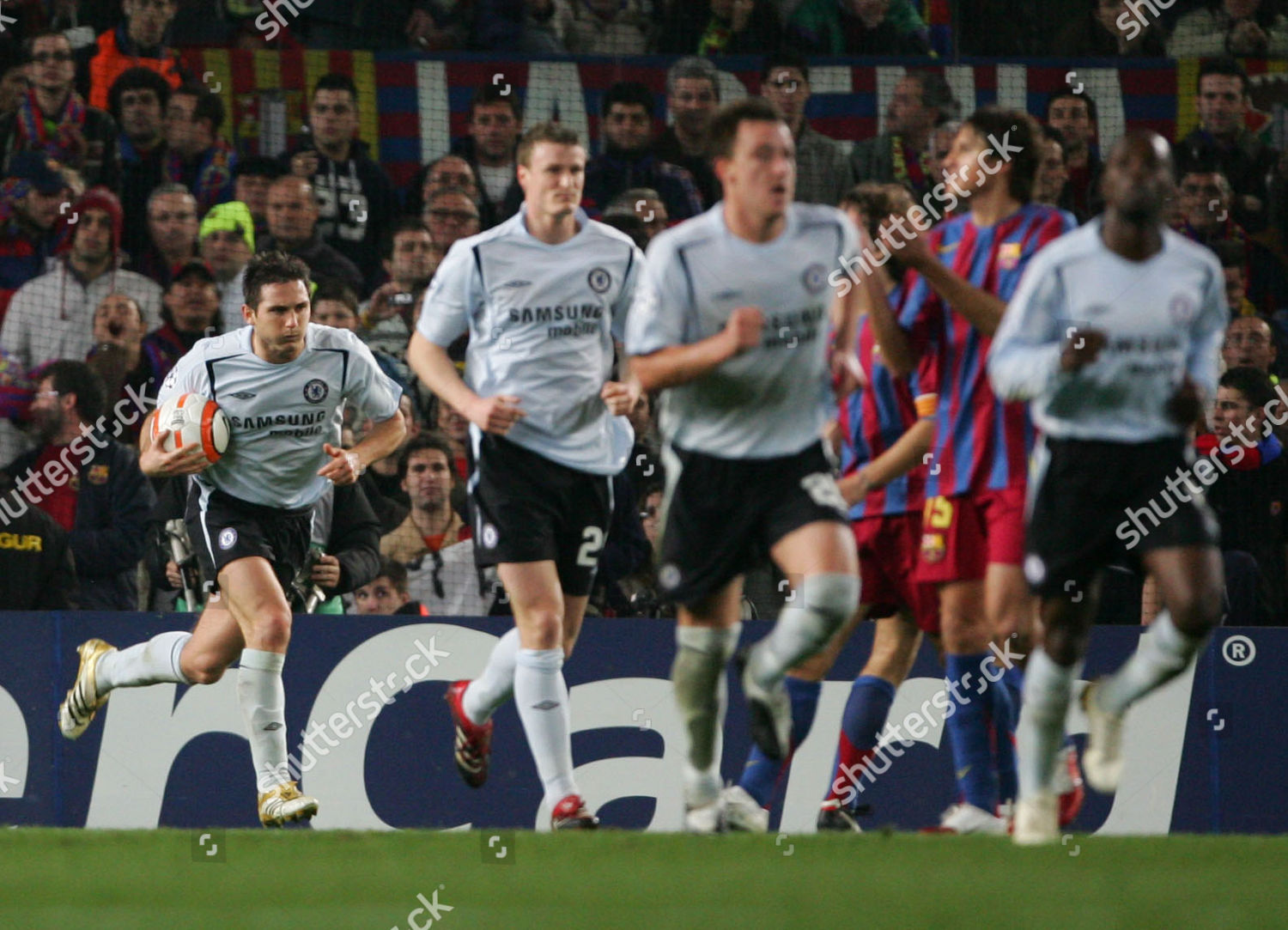 Chelseas Frank Lampard Vainly Runs Ball Back Editorial Stock Photo Stock Image Shutterstock