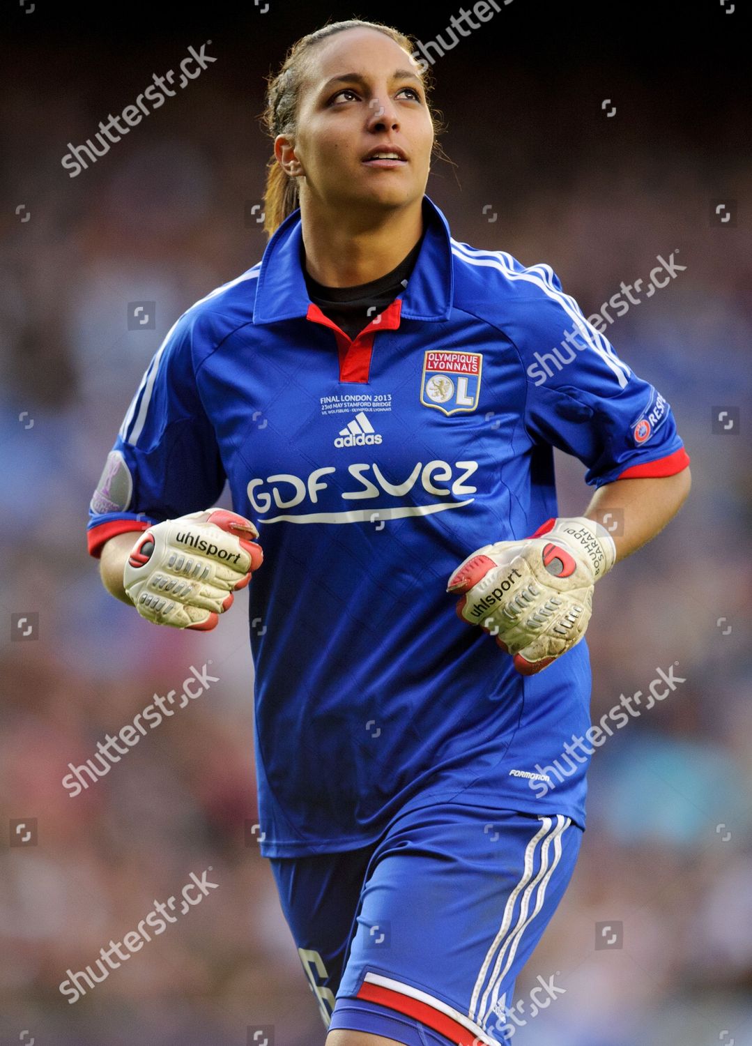 Olympique Lyonnais Goalkeeper Sarah Bouhaddi United Editorial Stock