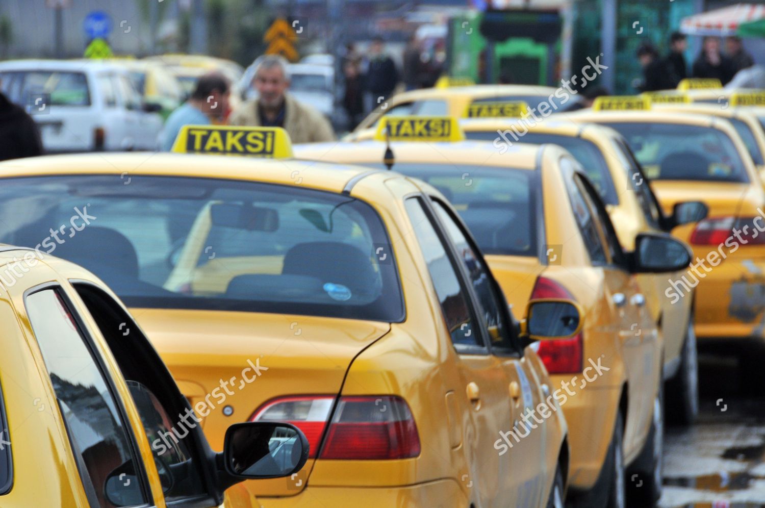 Line Official Taxis Istanbul Turkey Editorial Stock Photo Stock Image Shutterstock