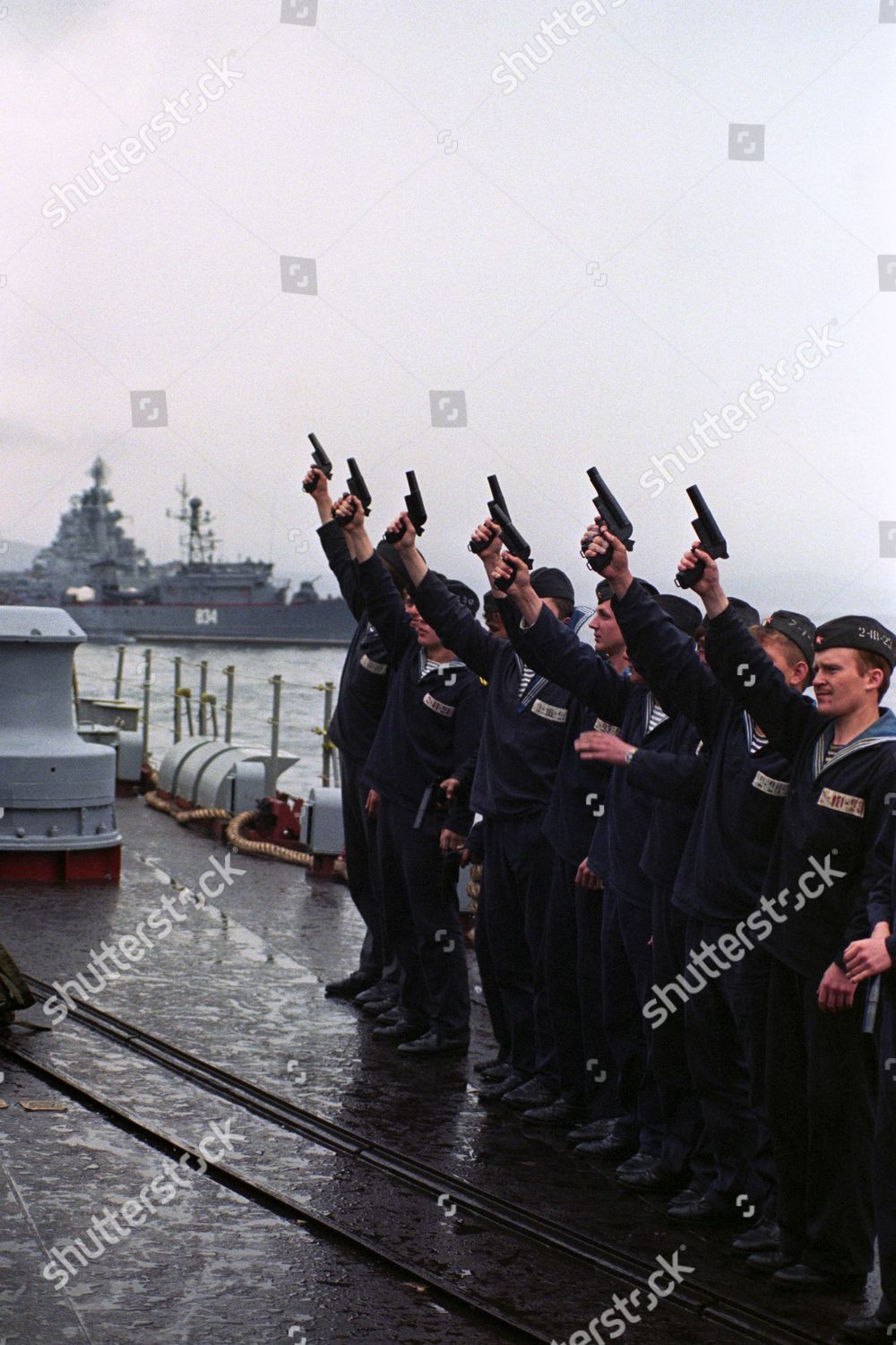 Group Sailors Russian Navys North Fleet Editorial Stock Photo - Stock ...