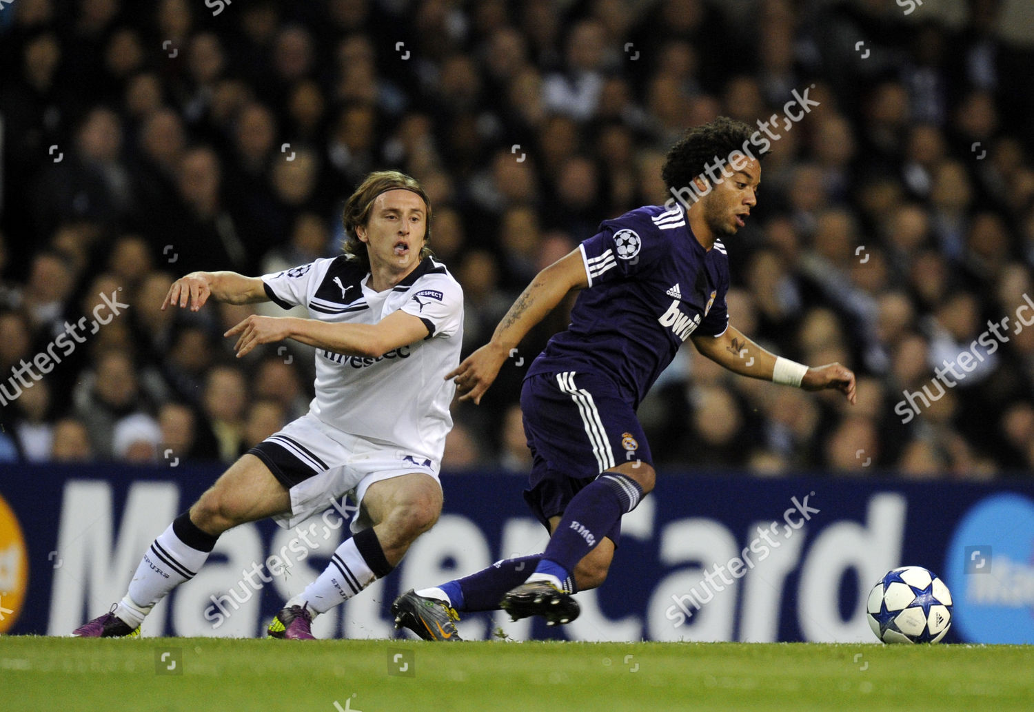 Luka Modric Tottenham Hotspur Marcelo Real Madrid Editorial Stock Photo Stock Image Shutterstock