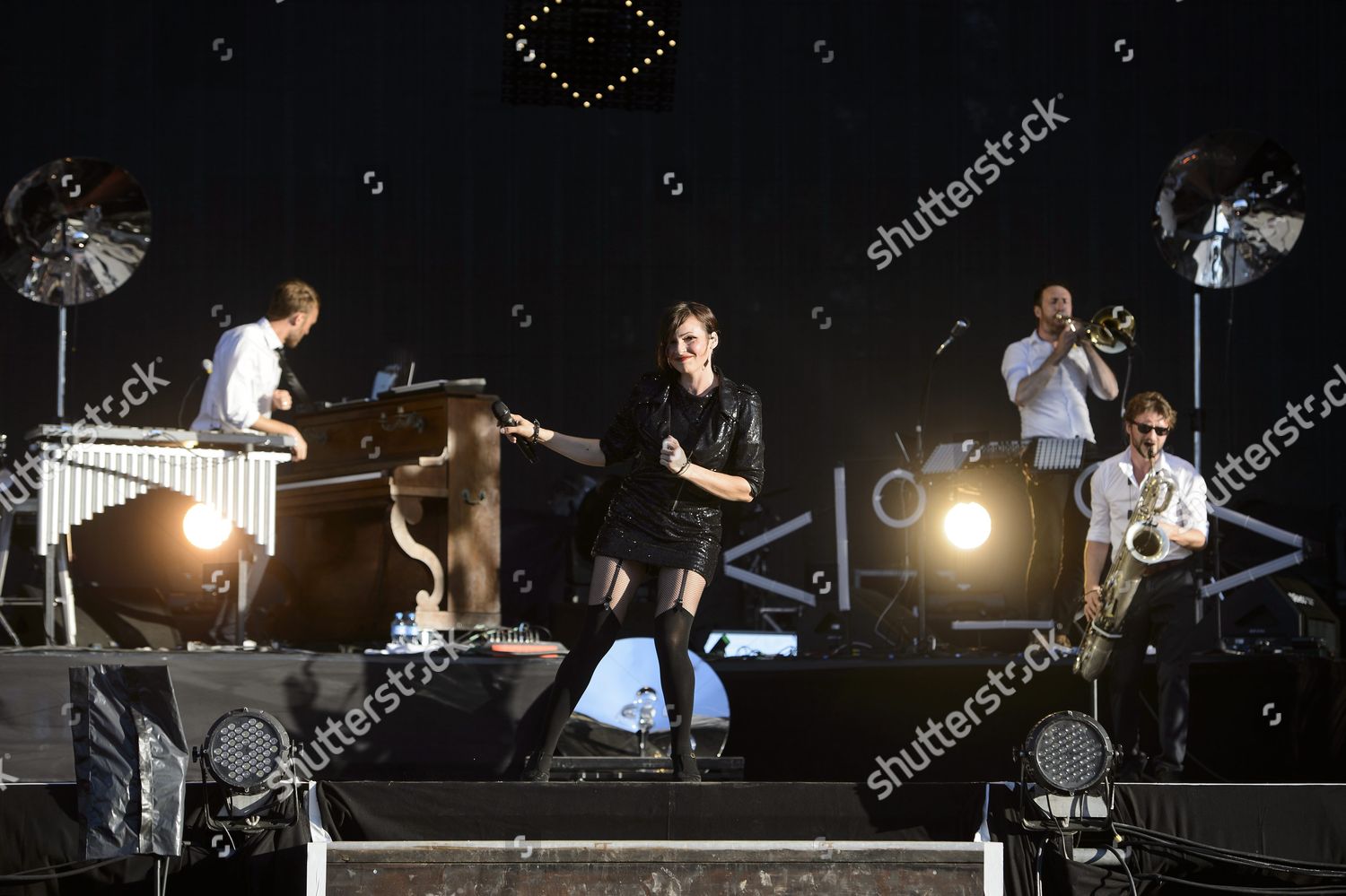 Zoe Colotis Center Singer French Group Editorial Stock Photo - Stock