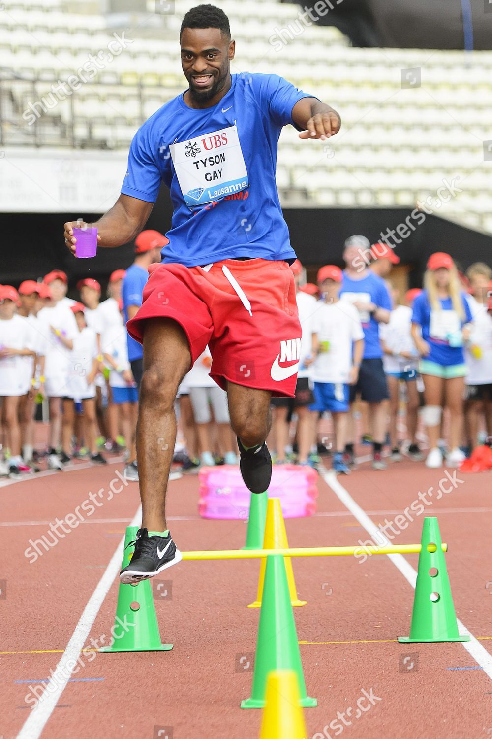 Tyson Gay Usa Jokes During Special: редакционная стоковая фотография —  стоковое изображение | Shutterstock