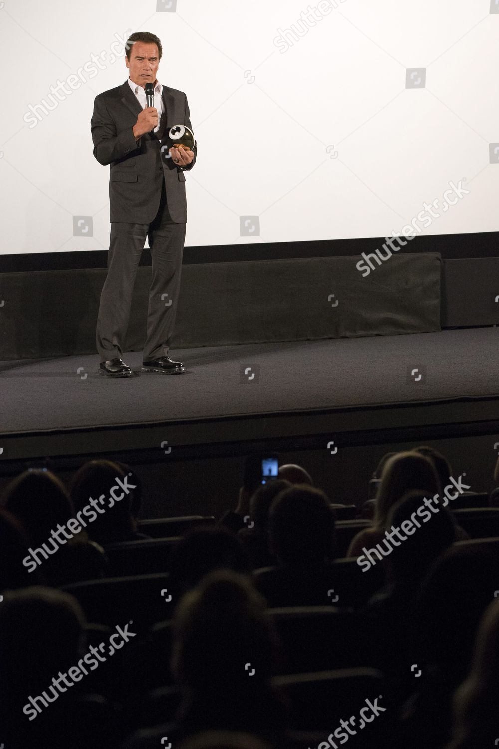 Former California Governor Actor Arnold Schwarzenegger Editorial Stock