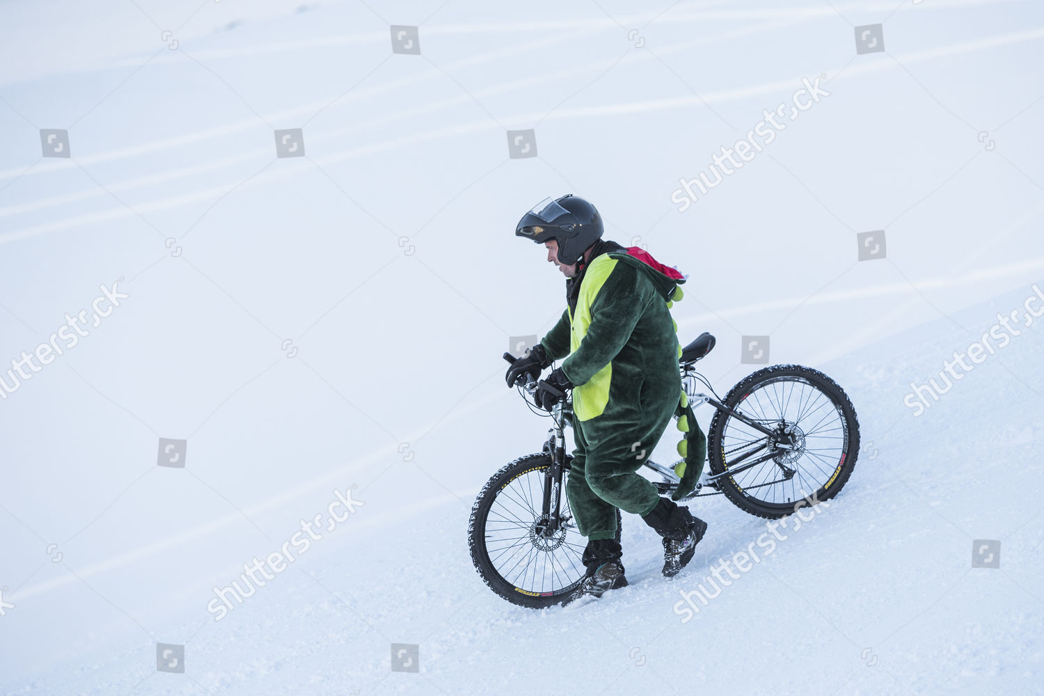 glacier downhill bike race