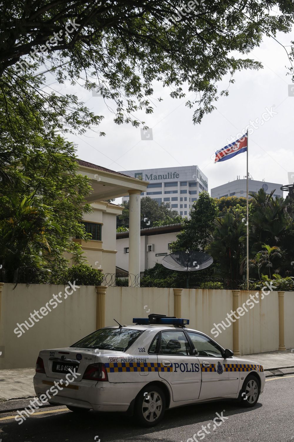 Royal Malaysian Police Car Parks Outside Editorial Stock Photo - Stock ...