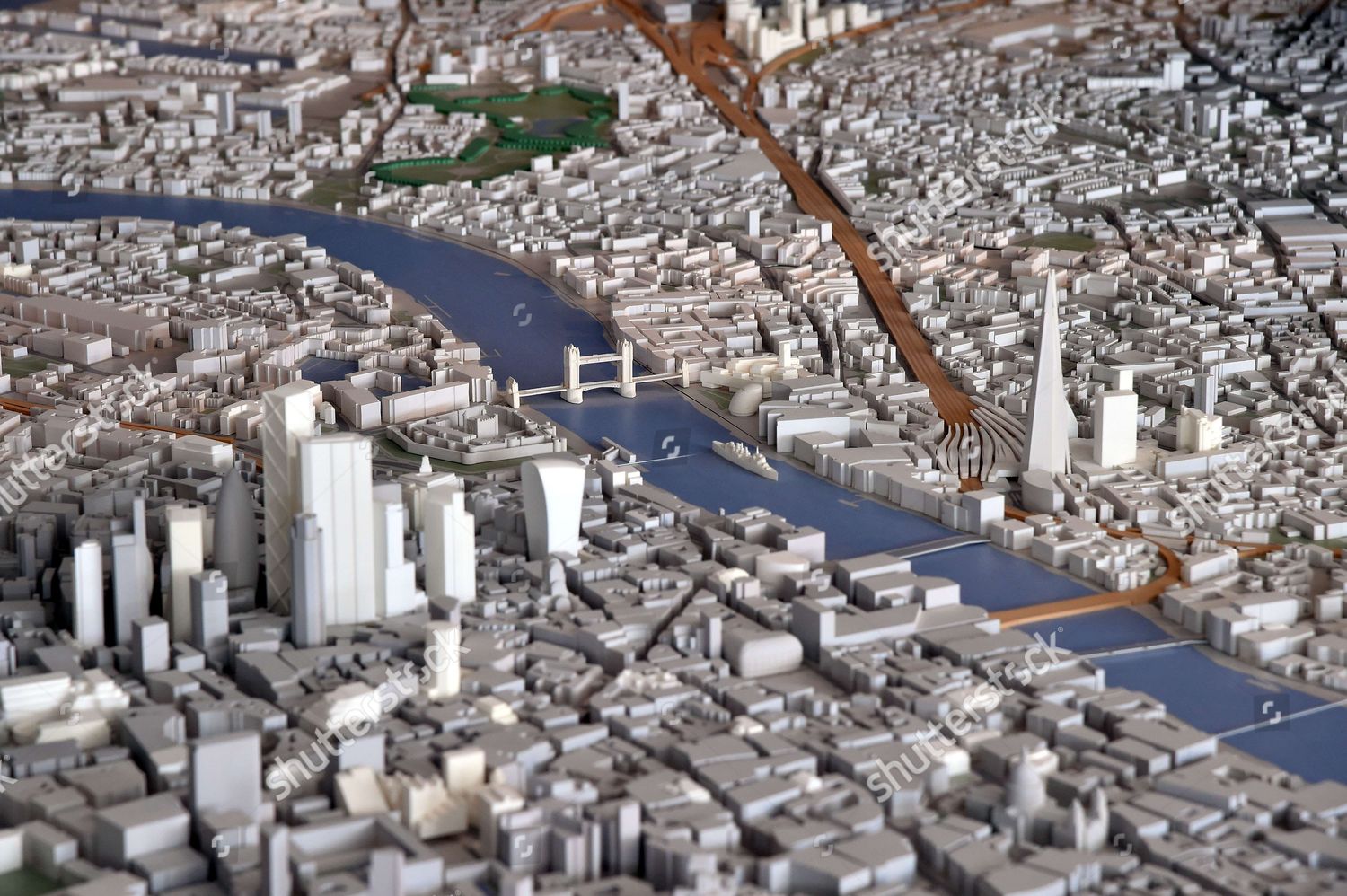 Scale Model City London General View Editorial Stock Photo Stock