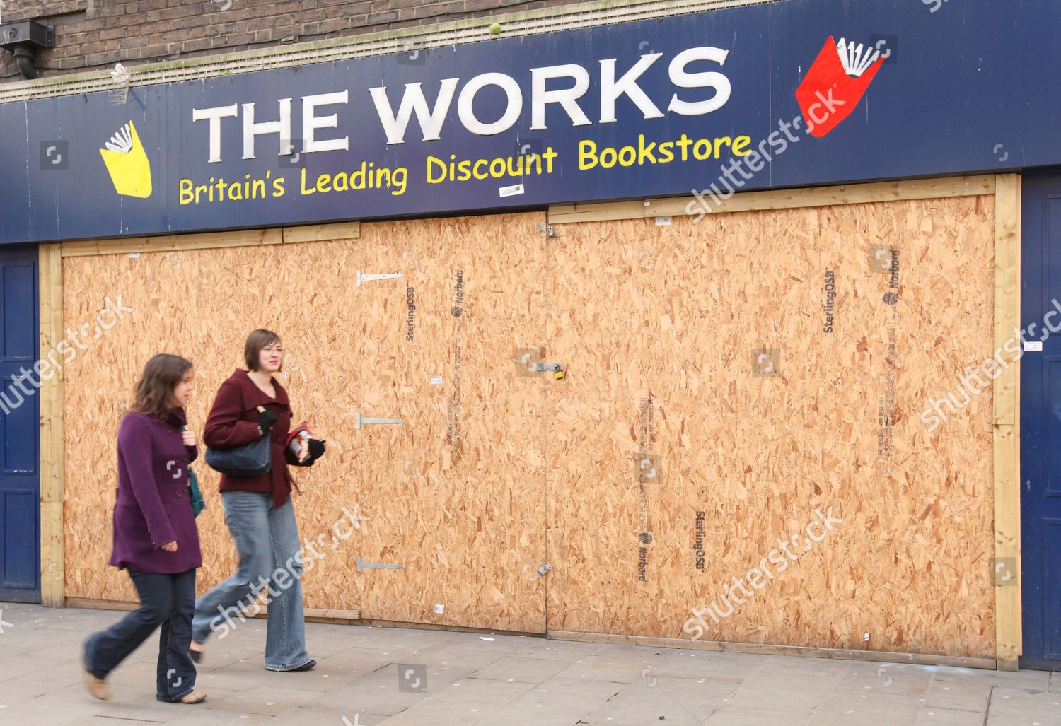 Closed Down Branch Works Bookstore Watford Editorial Stock Photo