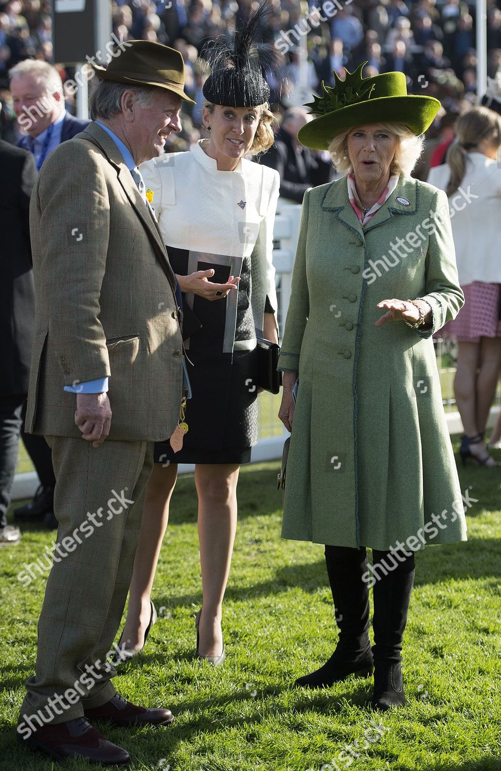 Andrew Parker Bowles Chanelle Mccoy Camilla Editorial Stock Photo 