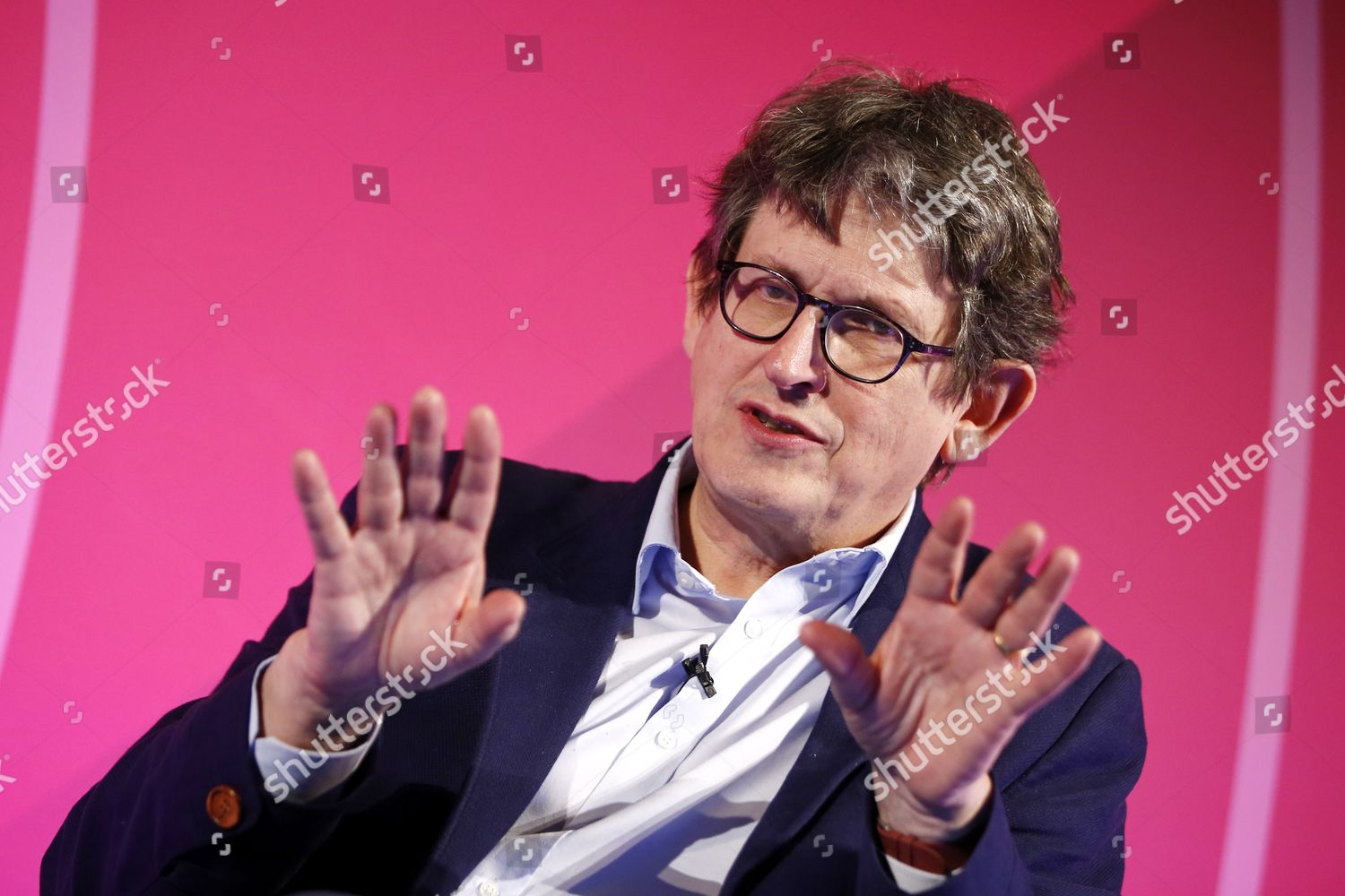 Alan Rusbridger Former Editor Chief Guardian Editorial Stock Photo