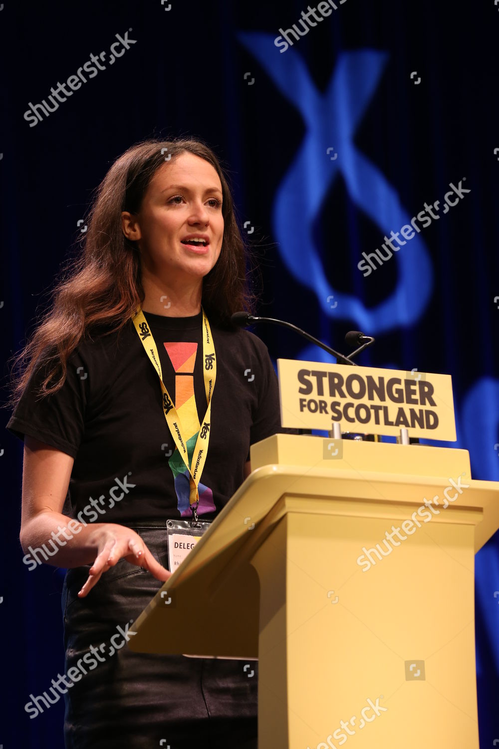 SNP National Conference Rhiannon Spear Young Scots Editorial Stock Photo -  Stock Image | Shutterstock