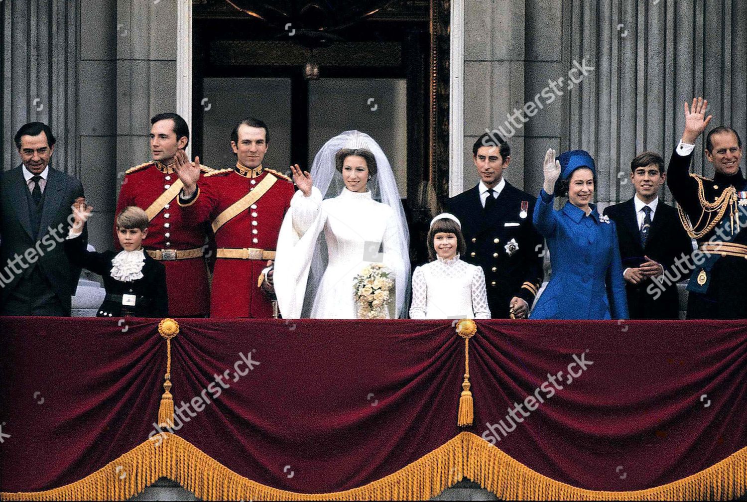 Princess Annes Wedding Captain Mark Phillips Editorial Stock Photo 