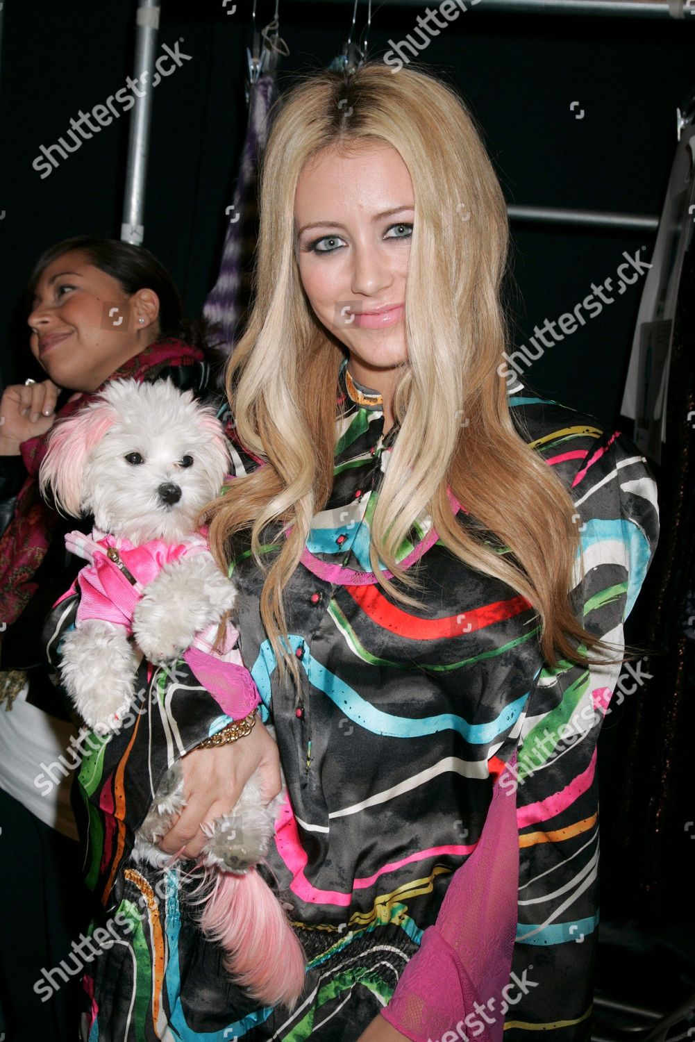 Aubrey Oday Her Dog Ginger Editorial Stock Photo - Stock Image ...