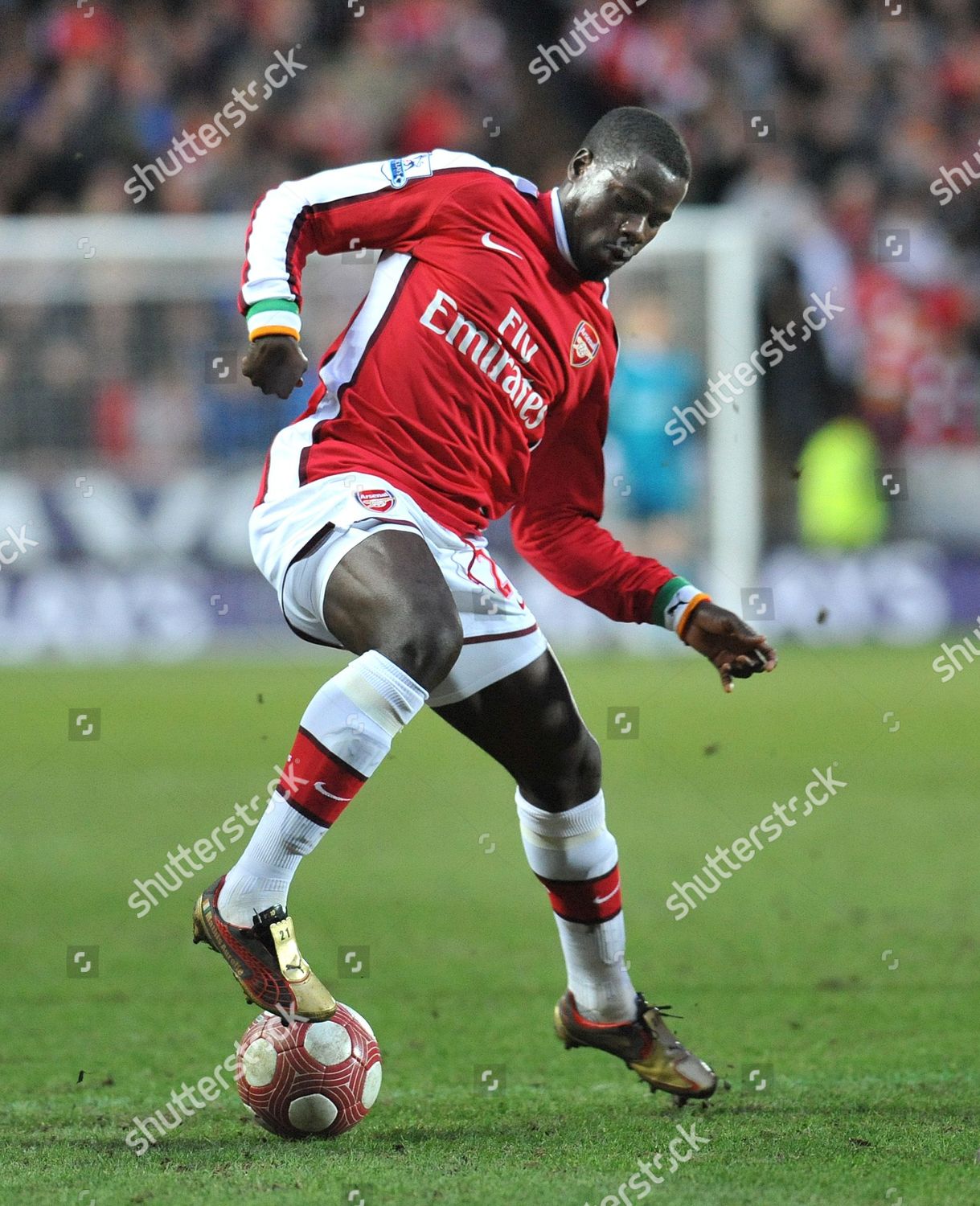Emmanuel Eboue Arsenal United Kingdom Hull Editorial Stock Photo