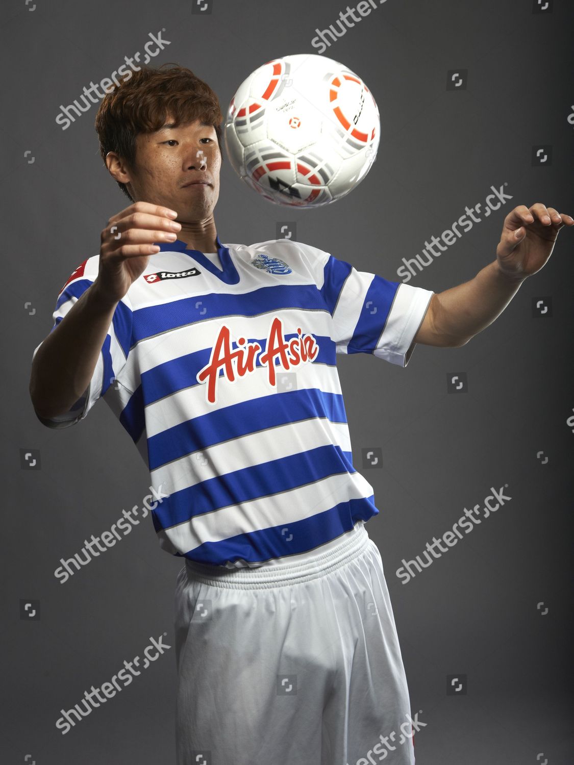 Ji Sung Park Poses Official Qpr Editorial Stock Photo - Stock Image ...