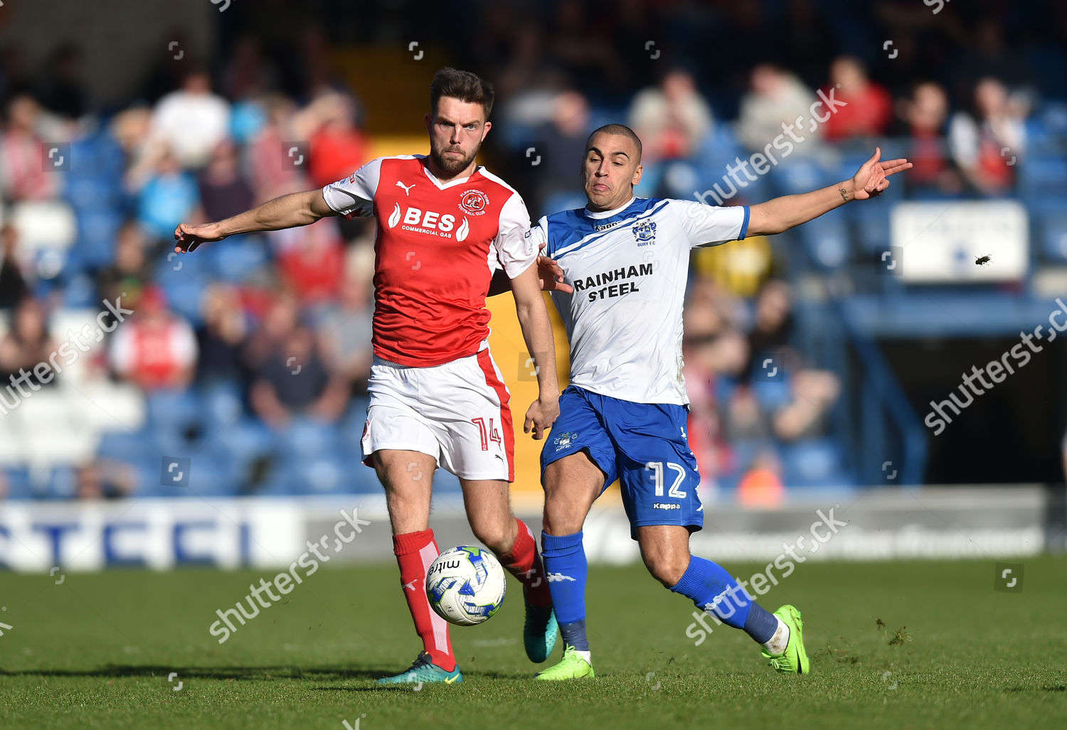 Joe Davis Fleetwood Town James Vaughan Editorial Stock Photo - Stock ...