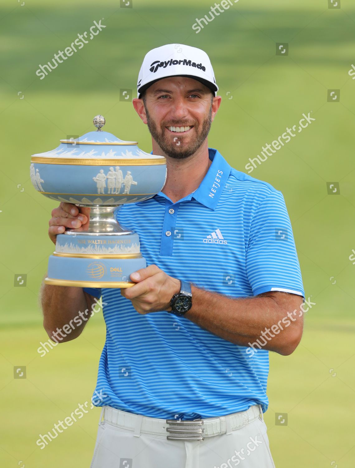 Dustin Johnson After Winning Against Jon Editorial Stock Photo Stock