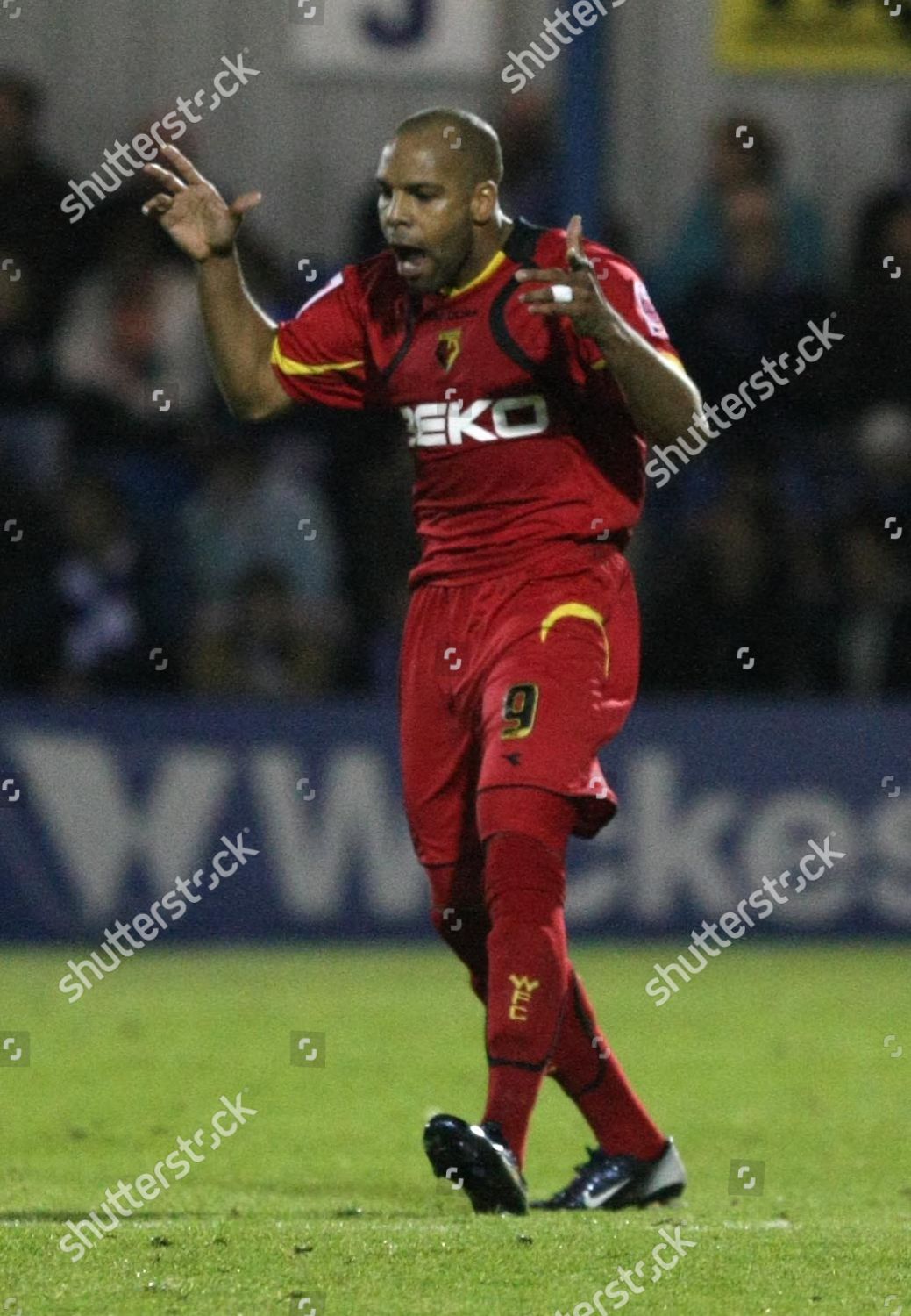 Marlon King Watford Celebrates After Scoring Editorial Stock Photo