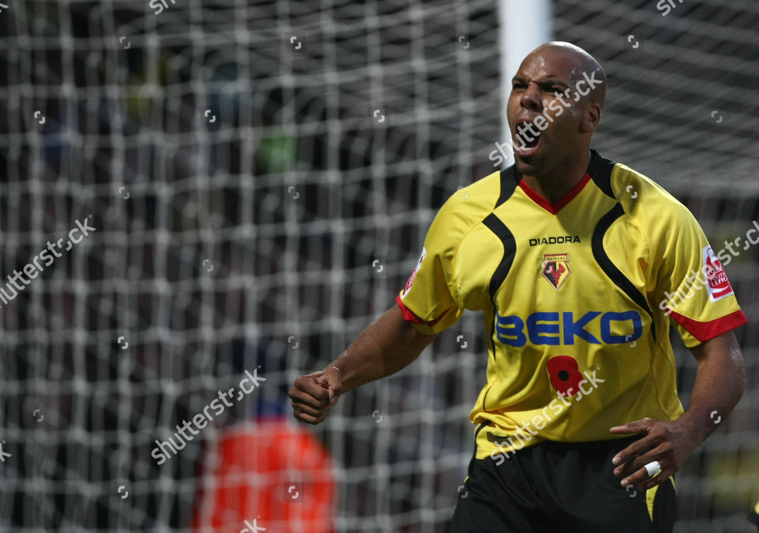 Marlon King Watford Celebrates After Scoring Editorial Stock Photo