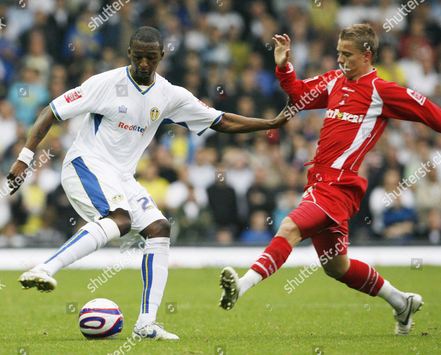 Tresor Kandol Leeds United Jason Demetriou Editorial Stock Photo