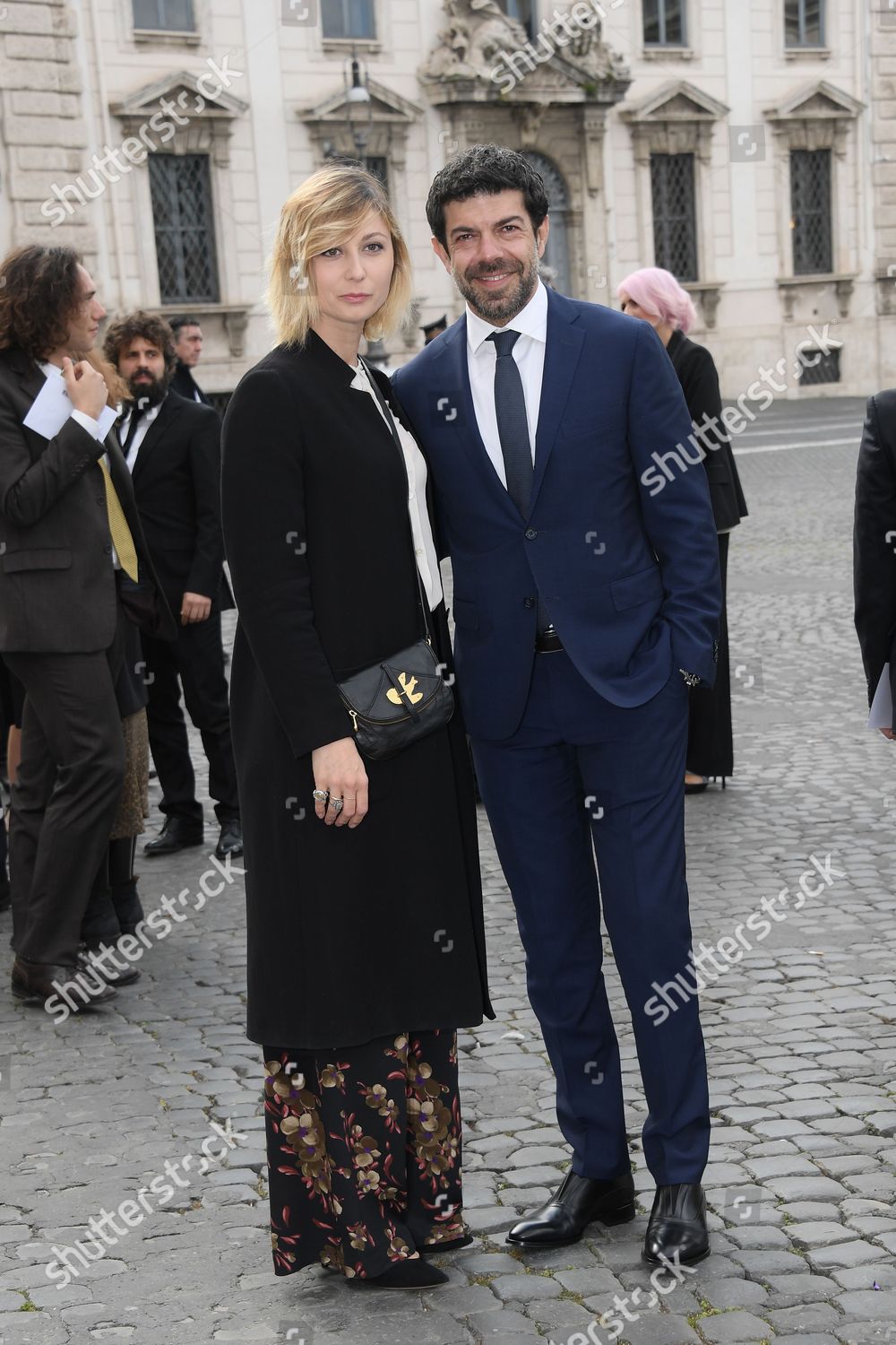 Pierfrancesco Favino Wife Anna Ferzetti Editorial Stock Photo - Stock ...