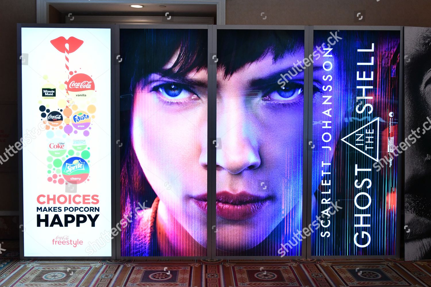 Ghost Shell Movie Poster Atmosphere Editorial Stock Photo - Stock Image ...