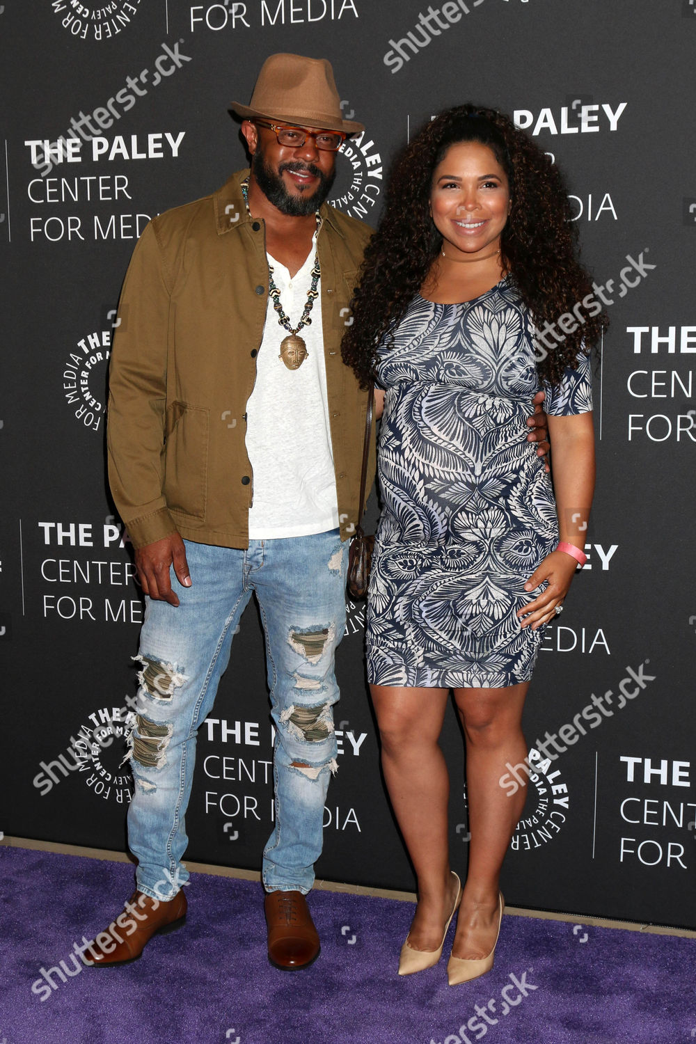 Rockmond Dunbar Maya Gilbert Editorial Stock Photo Stock Image