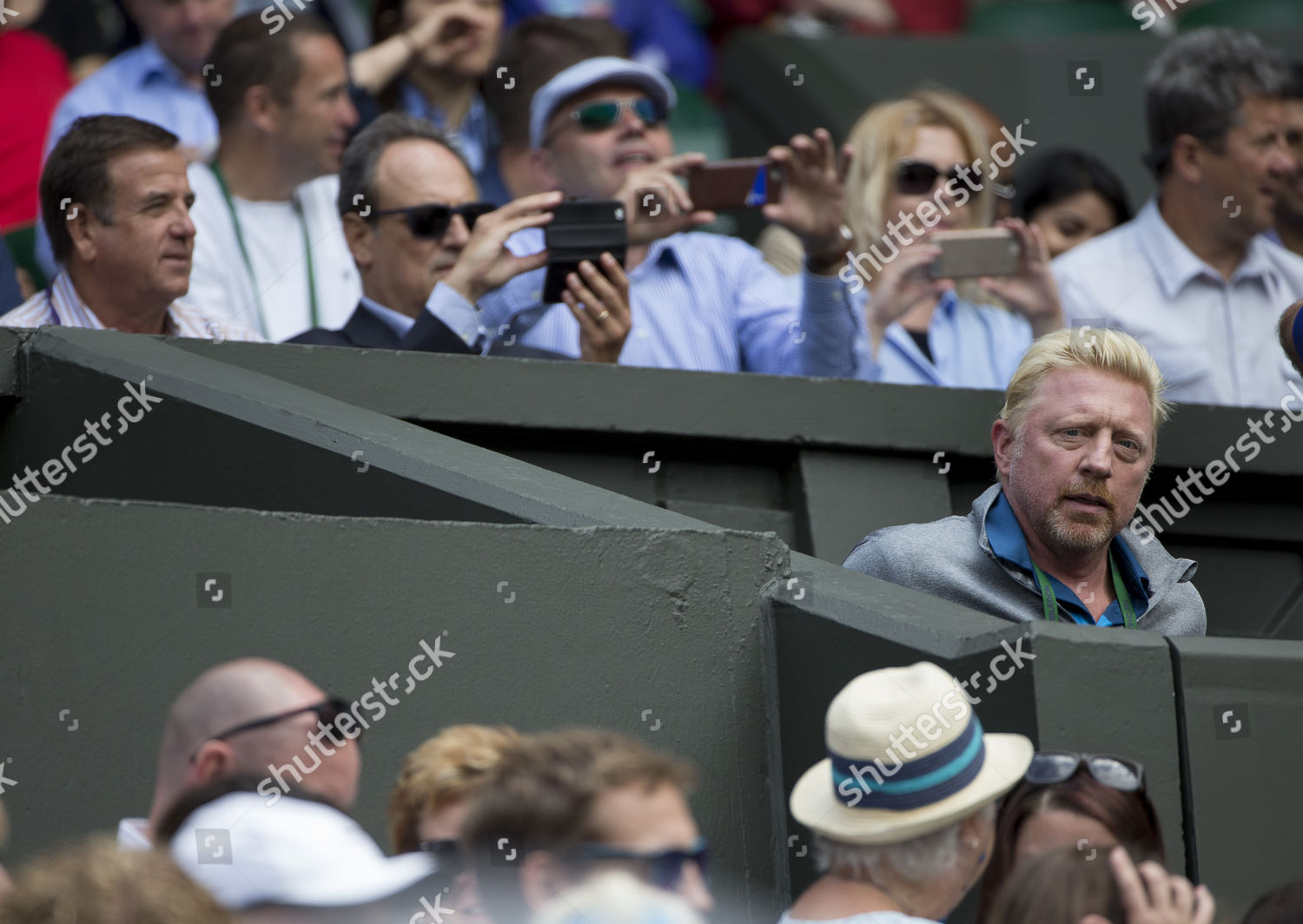 Boris Becker Coach Novak Djokovic Srb Editorial Stock Photo - Stock ...