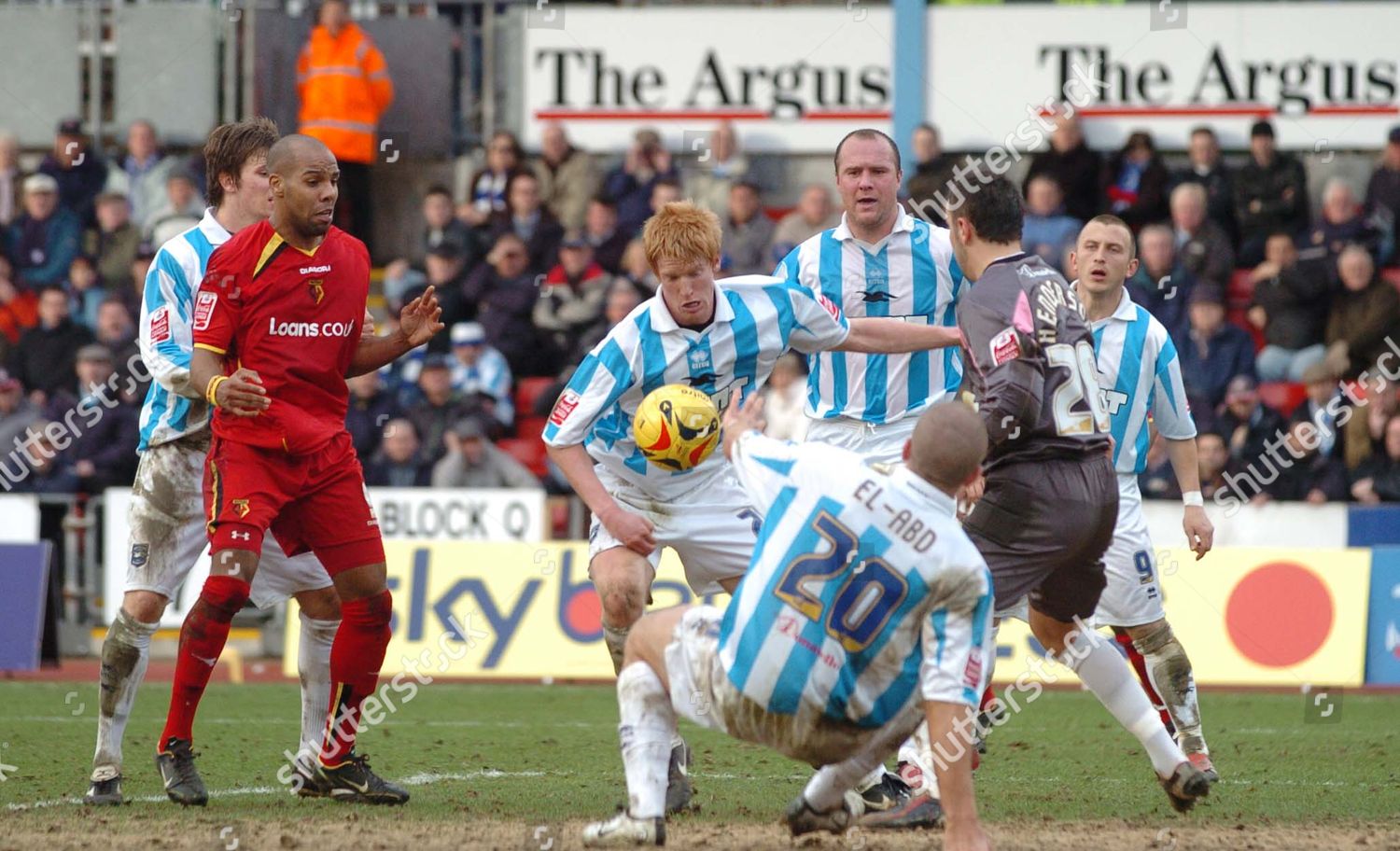 Marlon King Watford Gets Involved Goalmouth Editorial Stock Photo