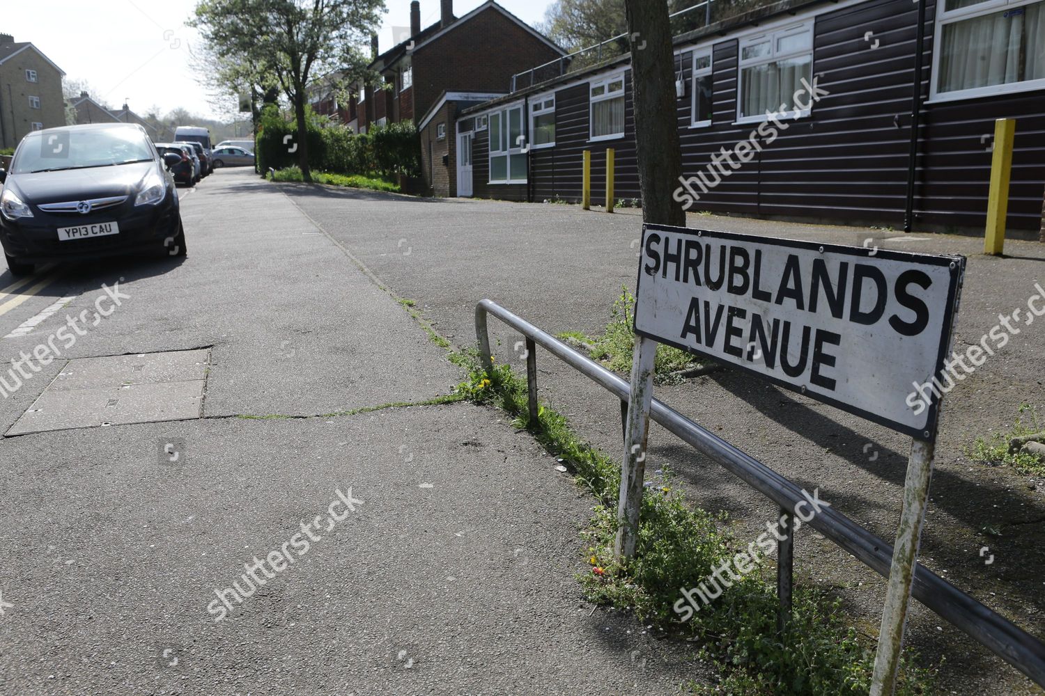 Gvs Shrublands Avenue Shirley Croydon Scene Editorial Stock Photo