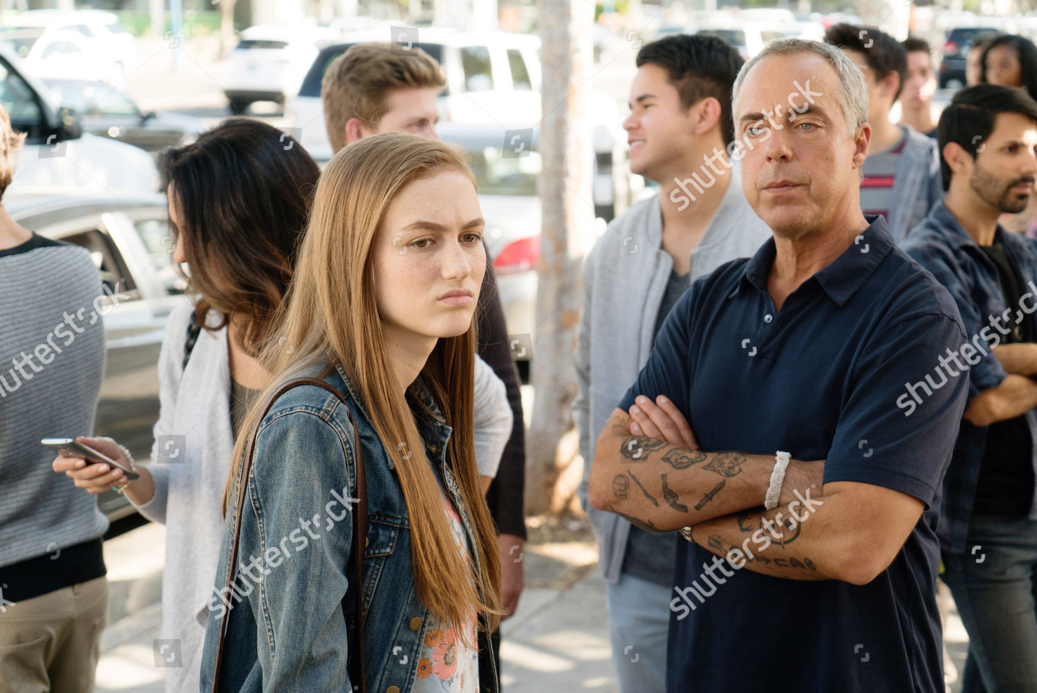 Madison Lintz Titus Welliver Editorial Stock Photo Stock Image