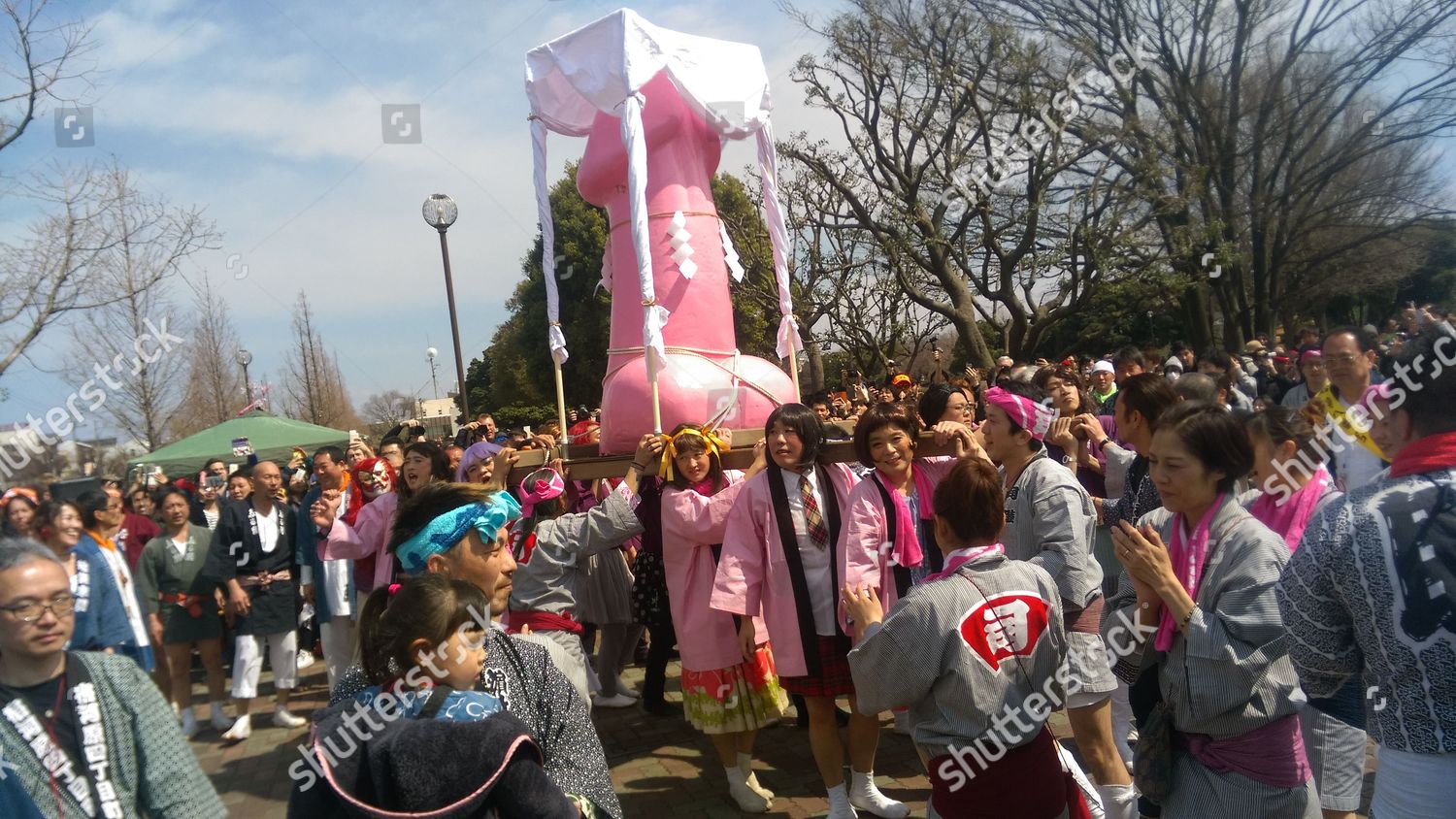 Huge Pink Phallus Paraded On Float During Editorial Stock Photo Stock Image Shutterstock