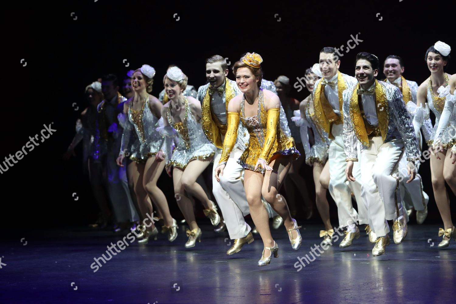 Dancers Perform During Curtain Call On Opening Editorial Stock