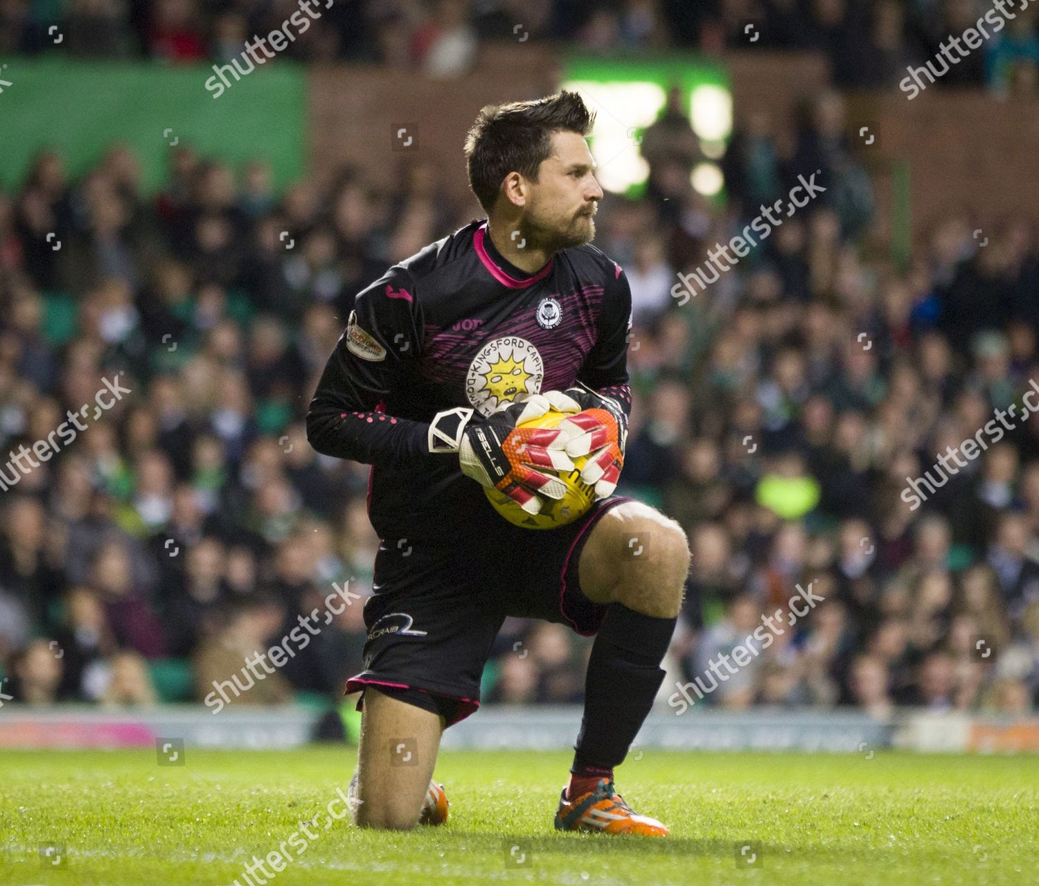 Partick Thistle Goalkeeper Thomas Cerny During Editorial Stock Photo ...